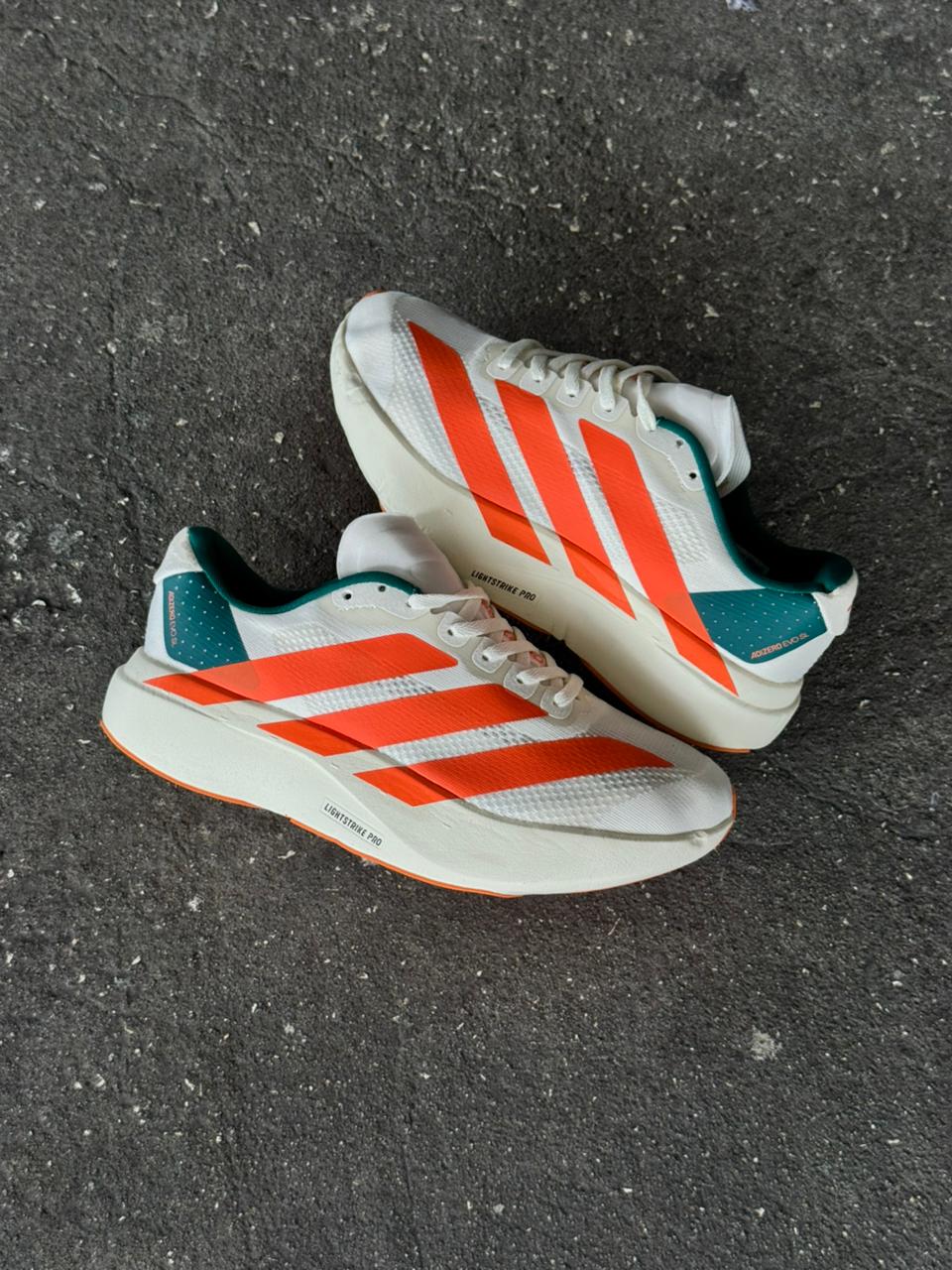 ADIDAS ADIZERO BLANCO NARANJA VERDE - Image 4