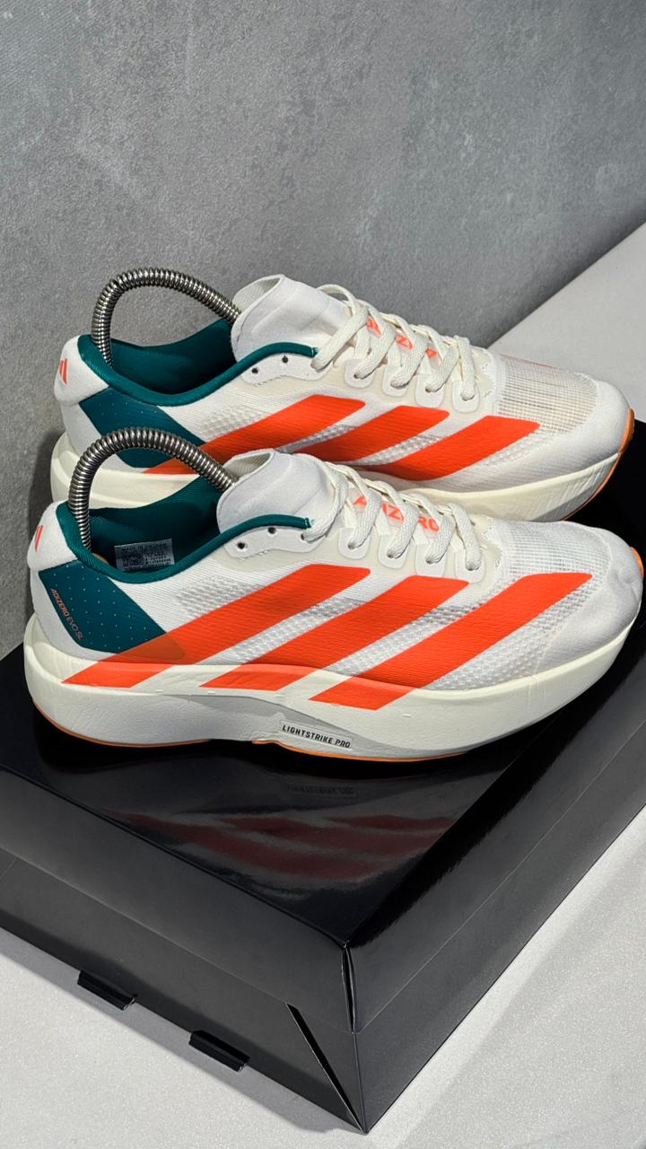 ADIDAS ADIZERO BLANCO NARANJA VERDE - Image 5