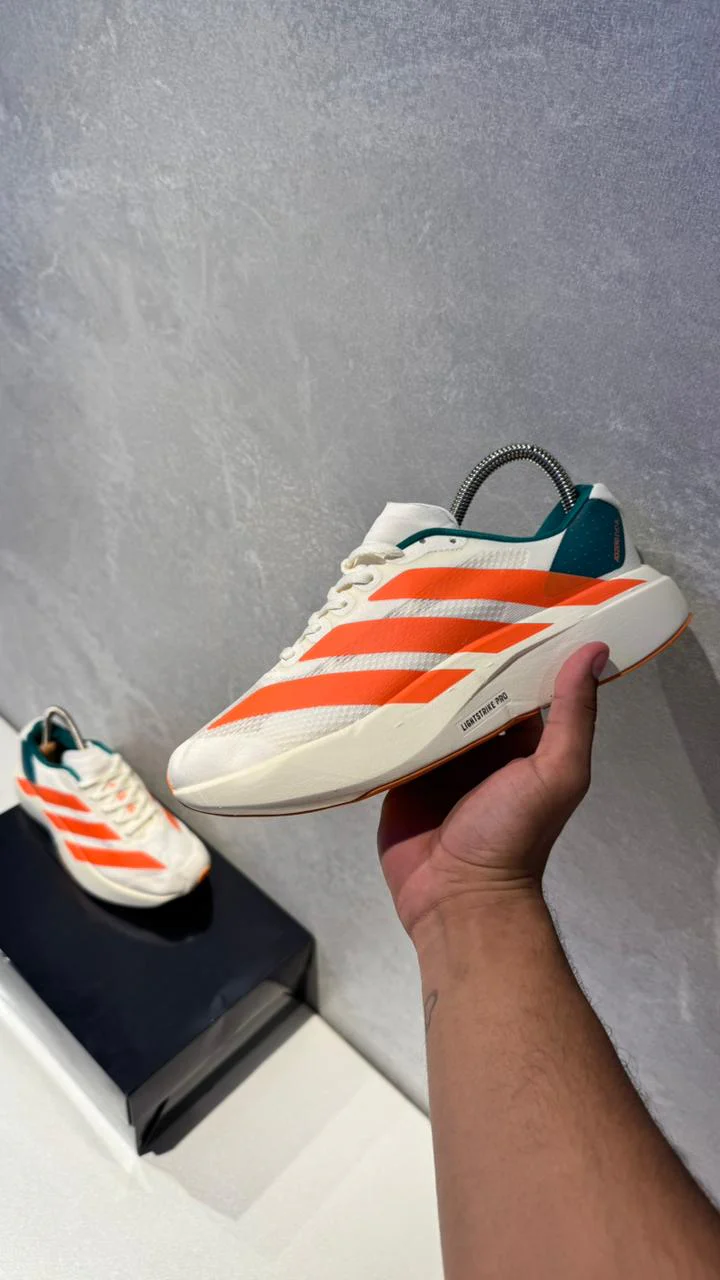 ADIDAS ADIZERO BLANCO NARANJA VERDE - Image 7