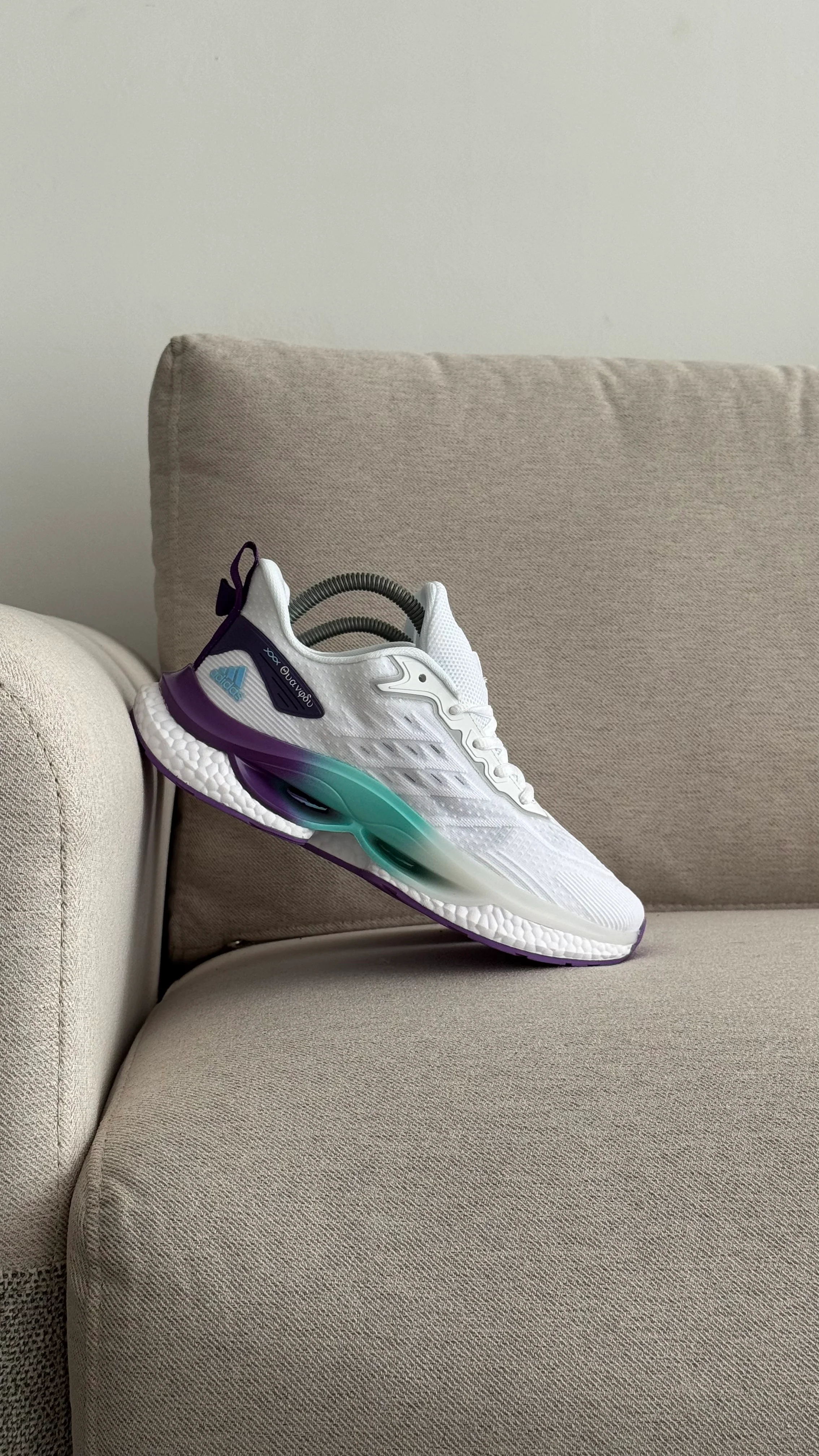 ADIDAS BOOST BLANCO MORADO - Image 8