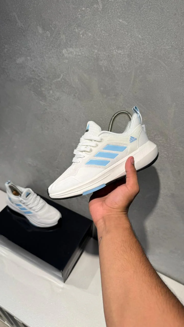 ADIDAS BOUNCE BLANCO AZUL - Image 6