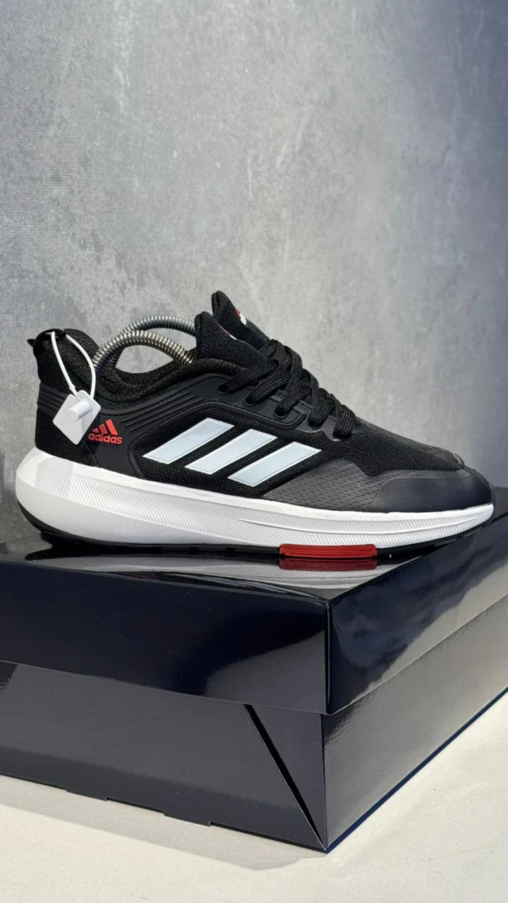 ADIDAS BOUNCE NEGRO ROJO - Image 4