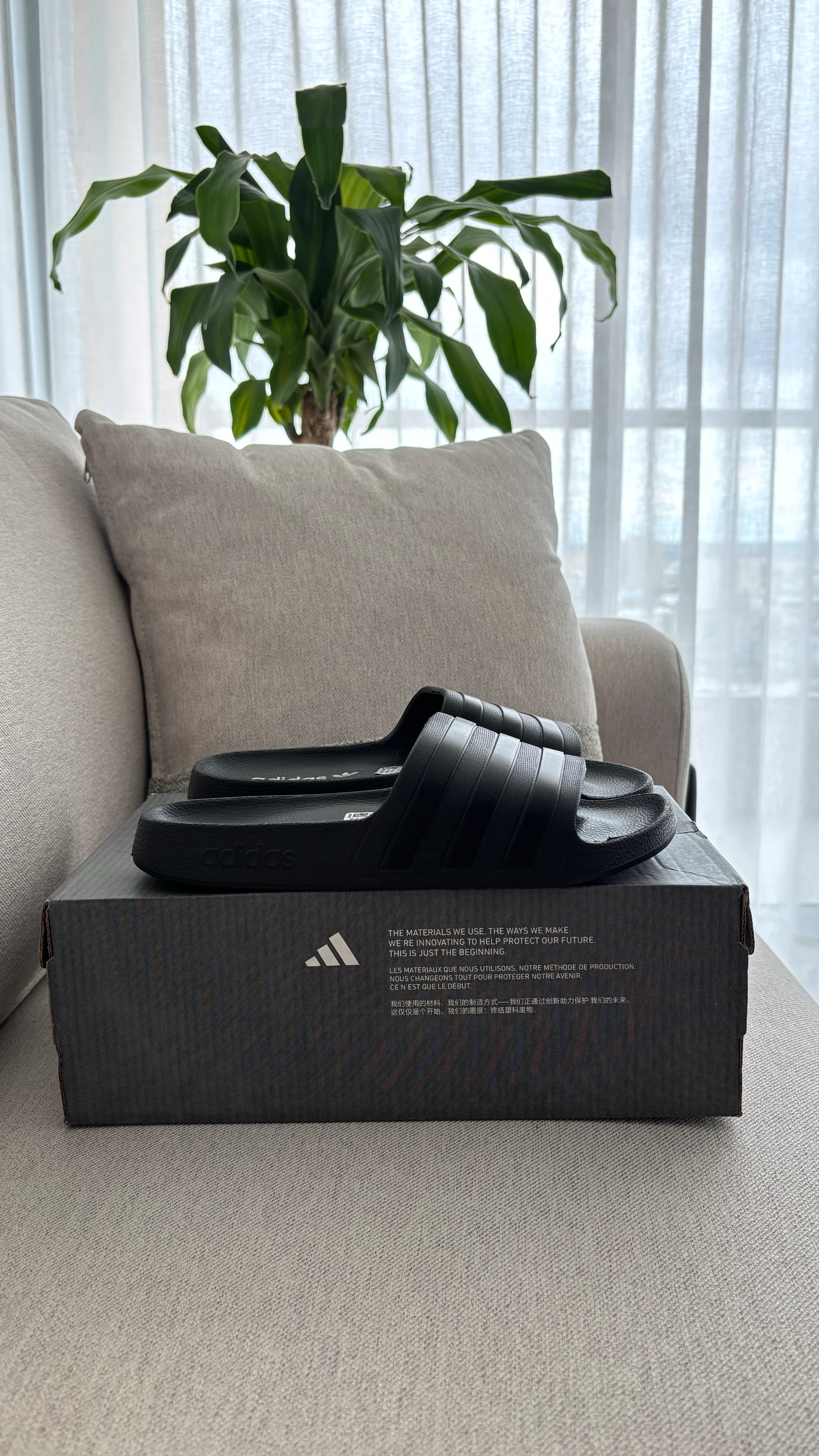 ADIDAS CHANCLAS NEGRAS - Image 5