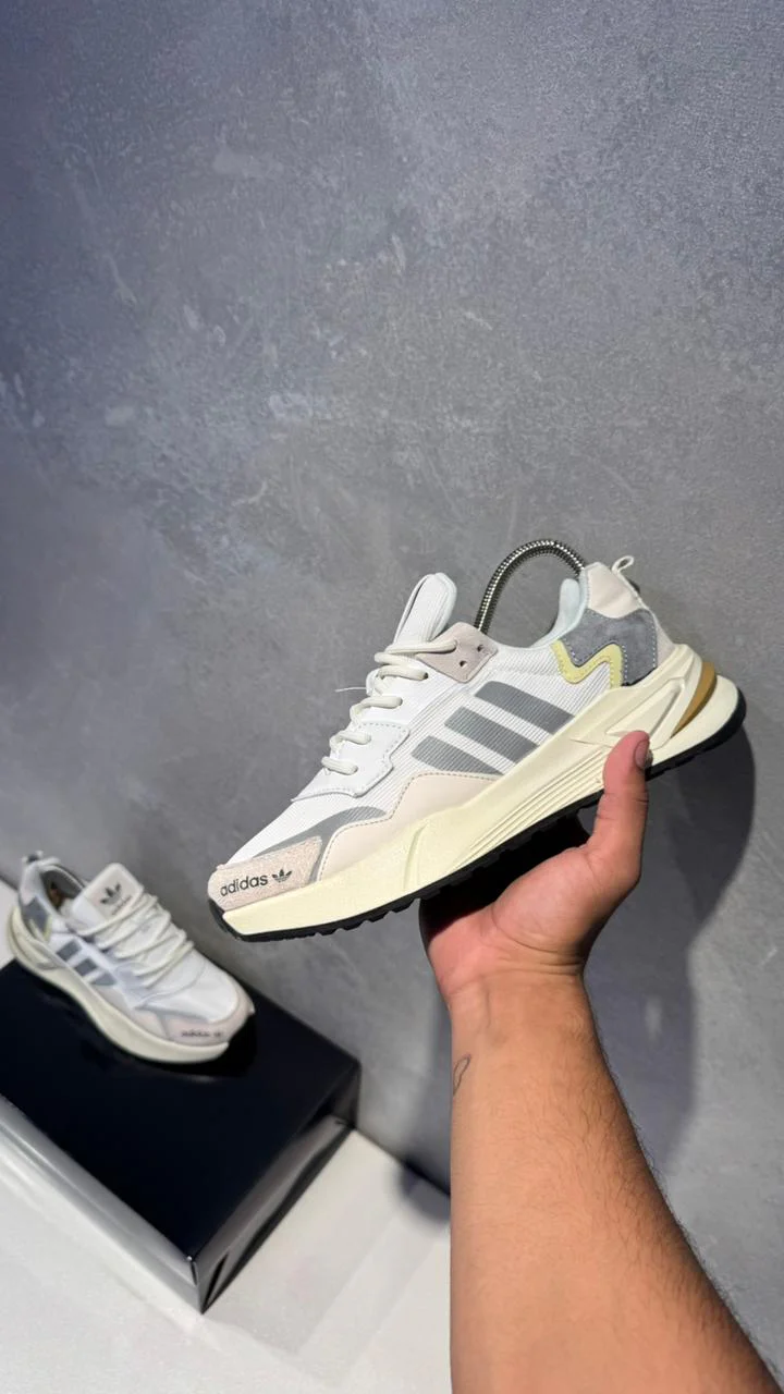 ADIDAS CHINAS BLANCO GRIS PROMO - Image 3