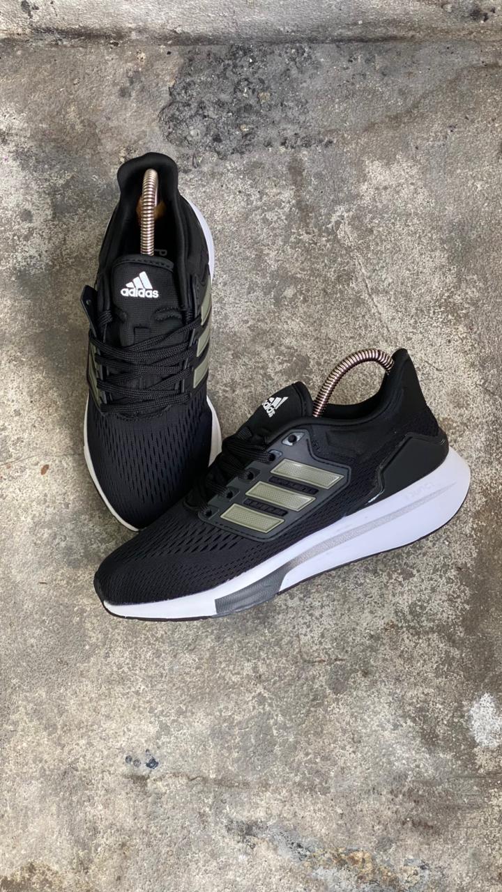 ADIDAS EQ21 NEGRO GRIS - Image 3