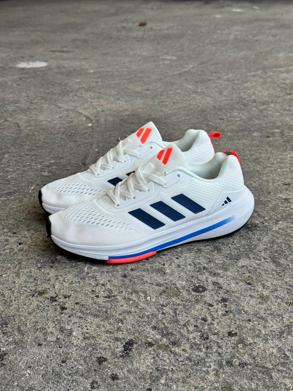 ADIDAS EQ22 BLANCO AZUL NARANJA - Image 2