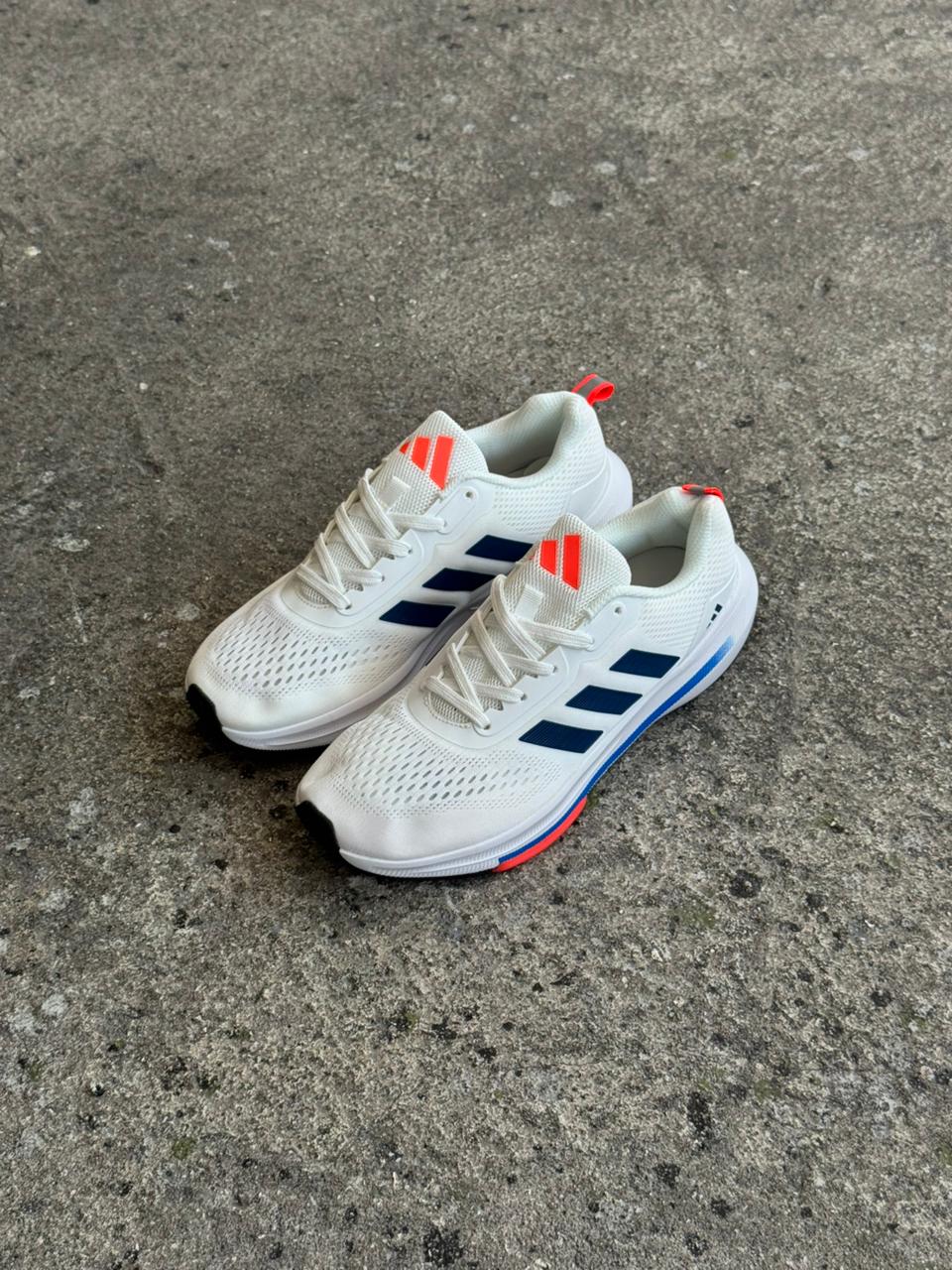 ADIDAS EQ22 BLANCO AZUL NARANJA - Image 3