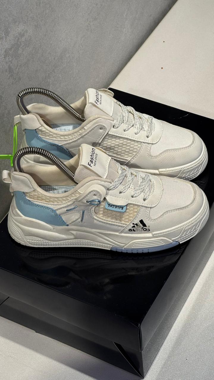 ADIDAS FASHION BEIGE AZUL PROMO - Image 4