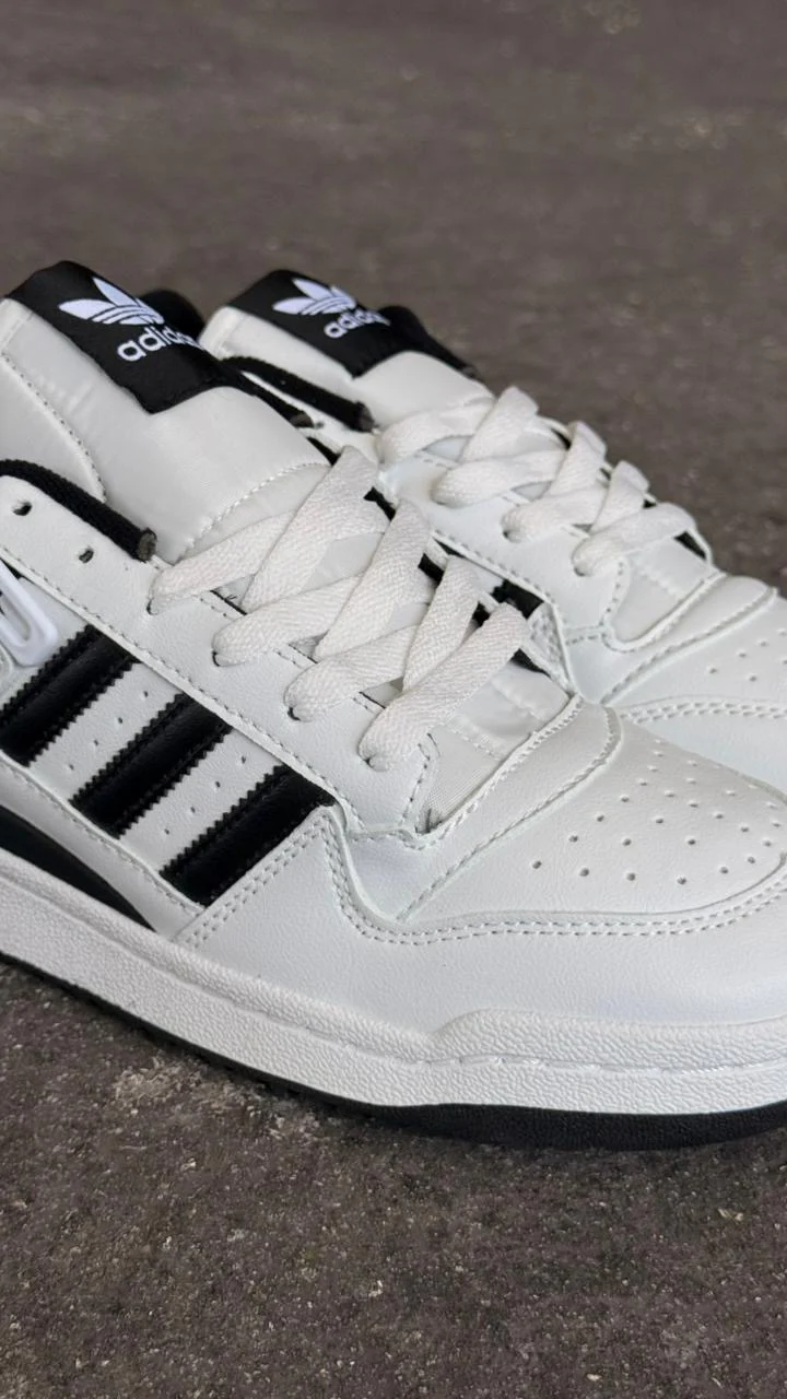 ADIDAS FORUM BLANCO NEGRO - Image 4