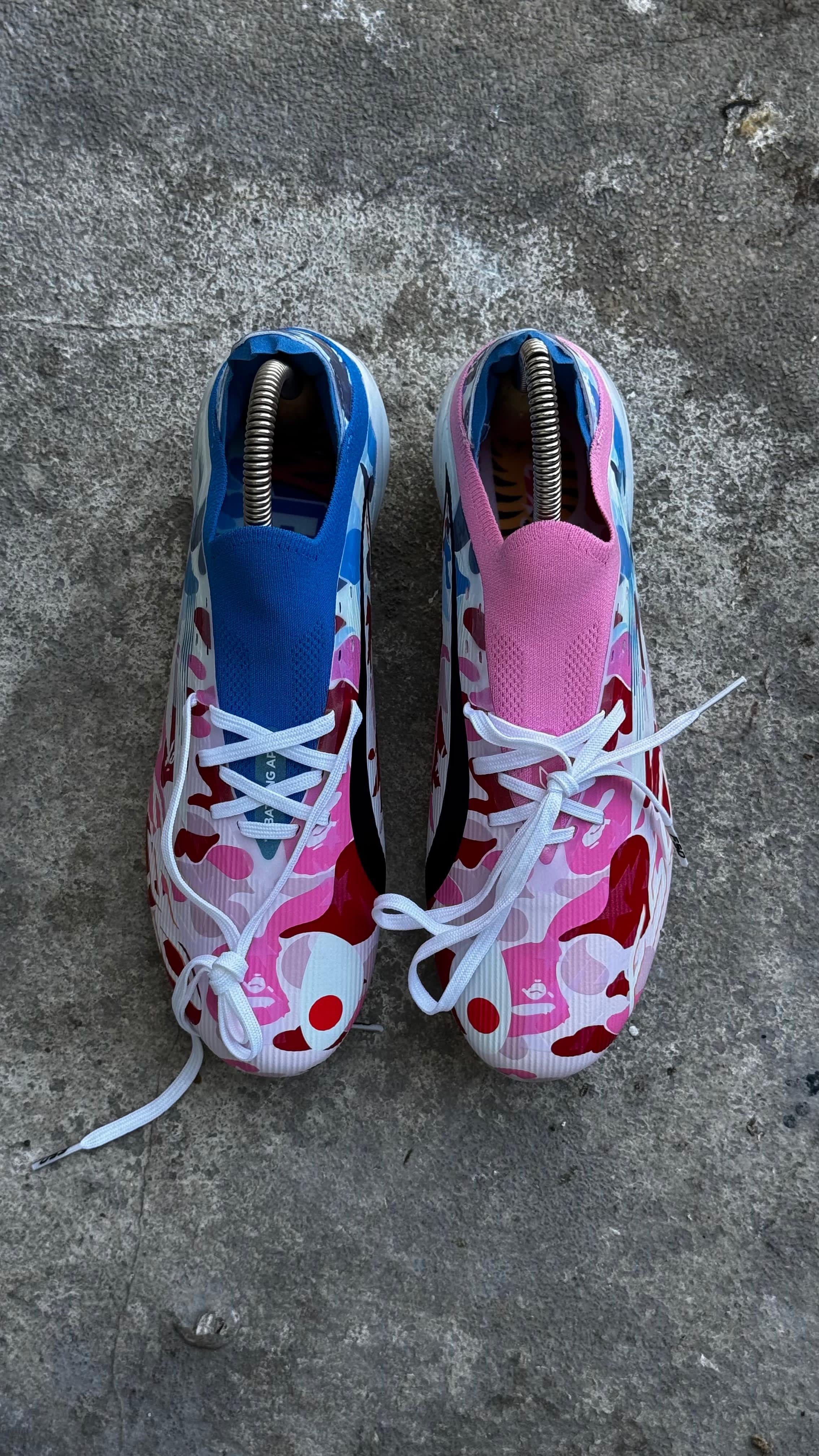 ADIDAS GUAYO F50 BLANCO ROSA AZUL - Image 2