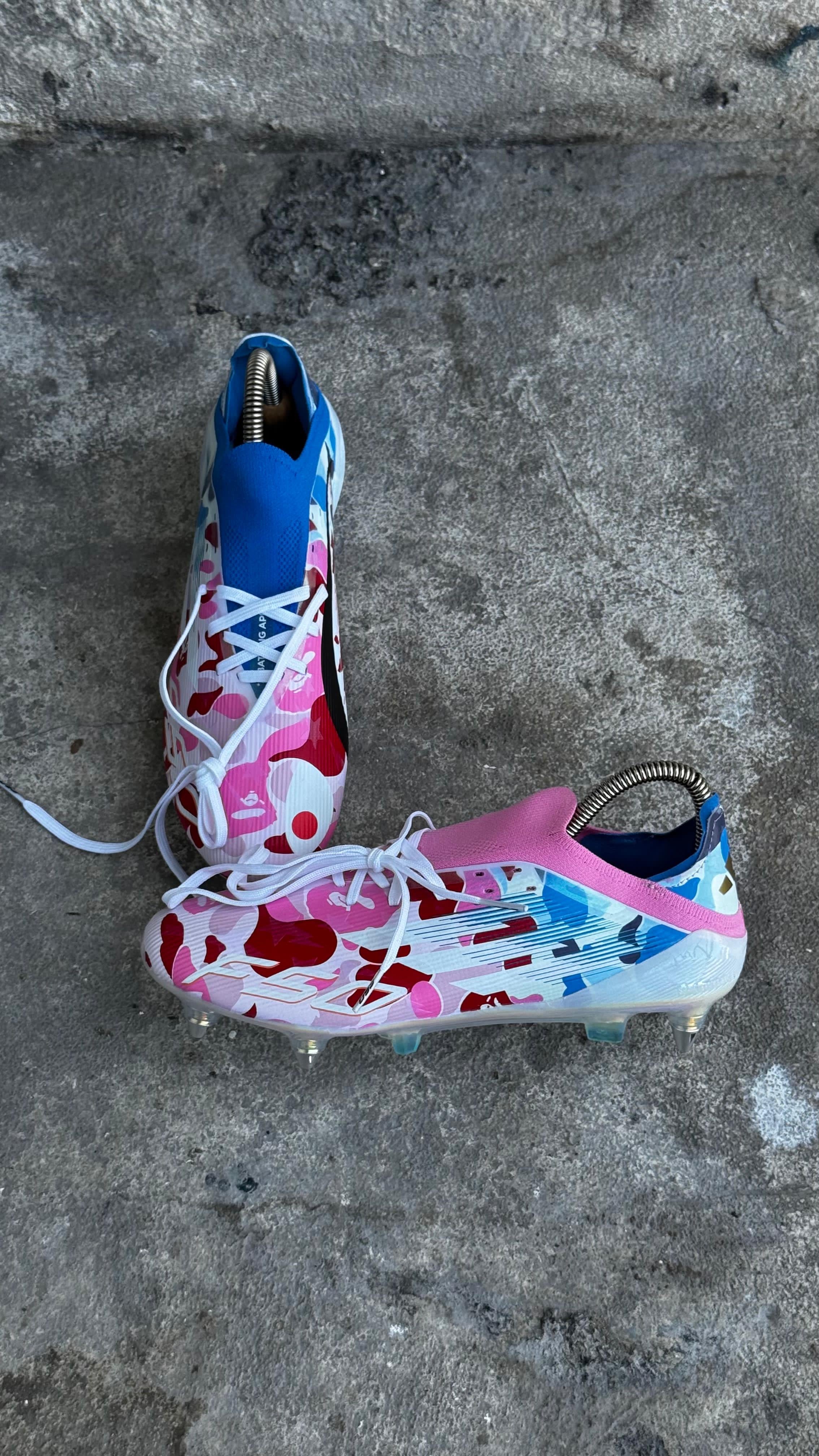 ADIDAS GUAYO F50 BLANCO ROSA AZUL - Image 3