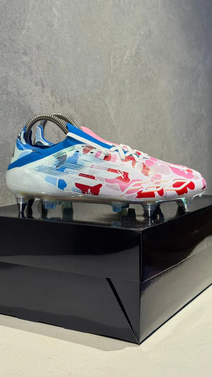 ADIDAS GUAYO F50 BLANCO ROSA AZUL - Image 5