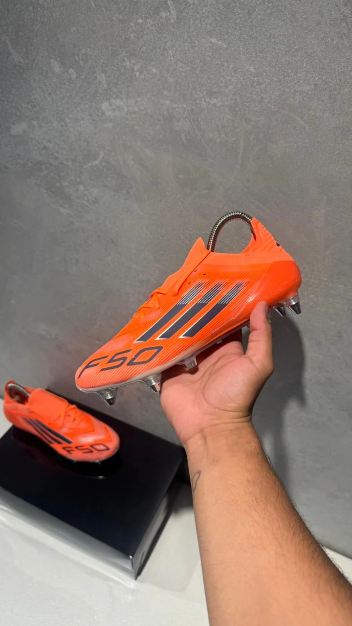 ADIDAS GUAYO F50 NARANJA TACHE PLATA - Image 6