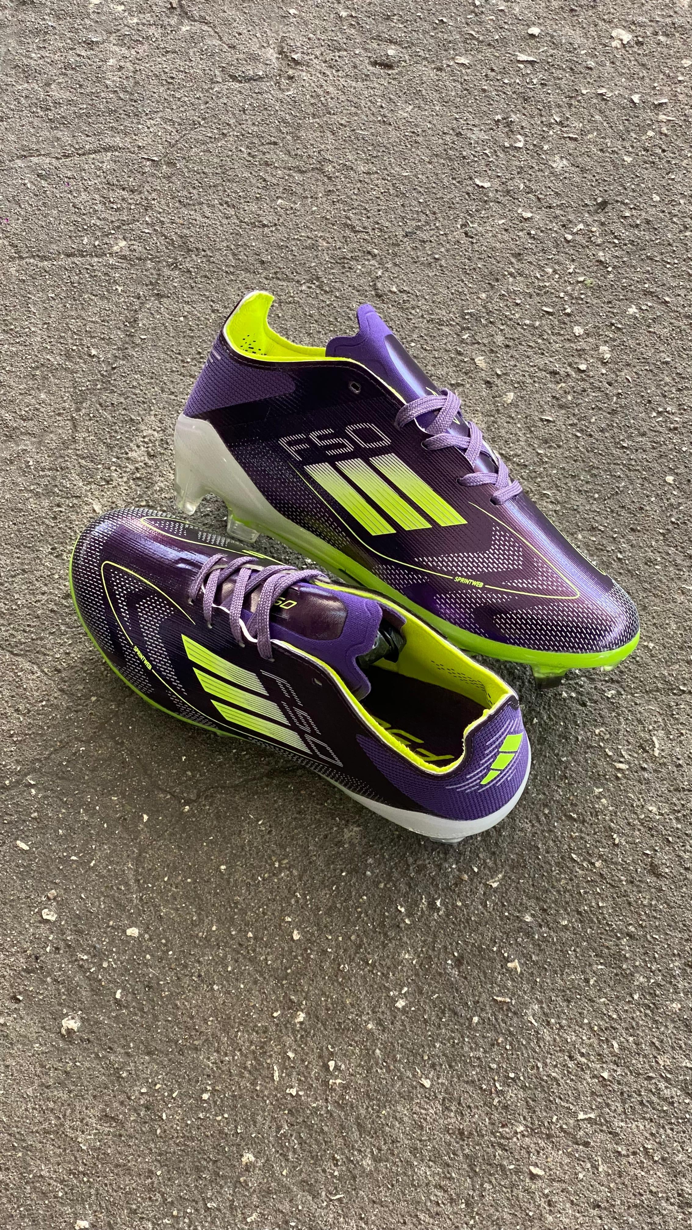 ADIDAS GUAYO F50 NIÑO NEGRO VERDE - Image 4