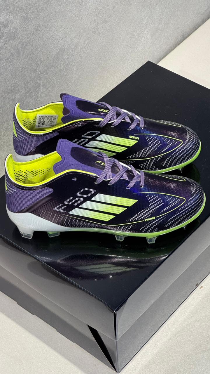 ADIDAS GUAYO F50 NIÑO NEGRO VERDE - Image 6
