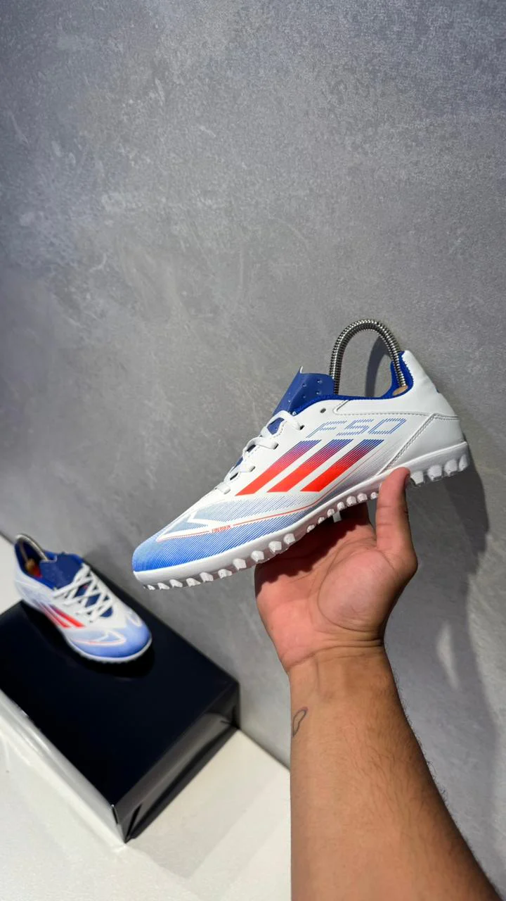 ADIDAS GUAYO SINTETICA F50 BLANCO AZUL - Image 6
