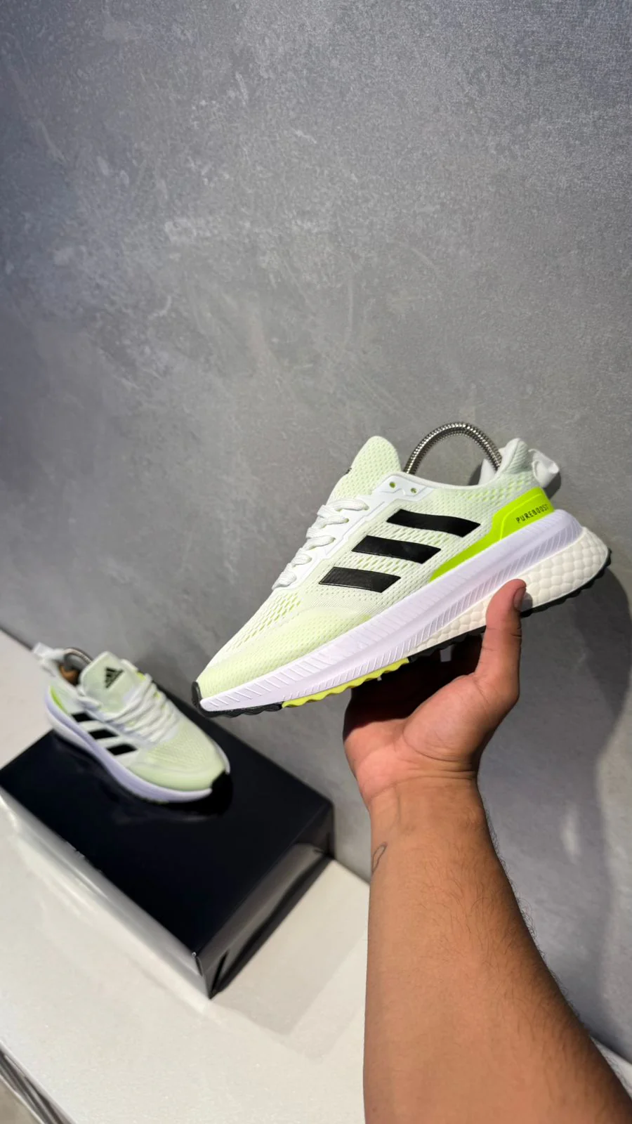 ADIDAS PUREBOOST 2025 BLANCO VERDE - Image 6