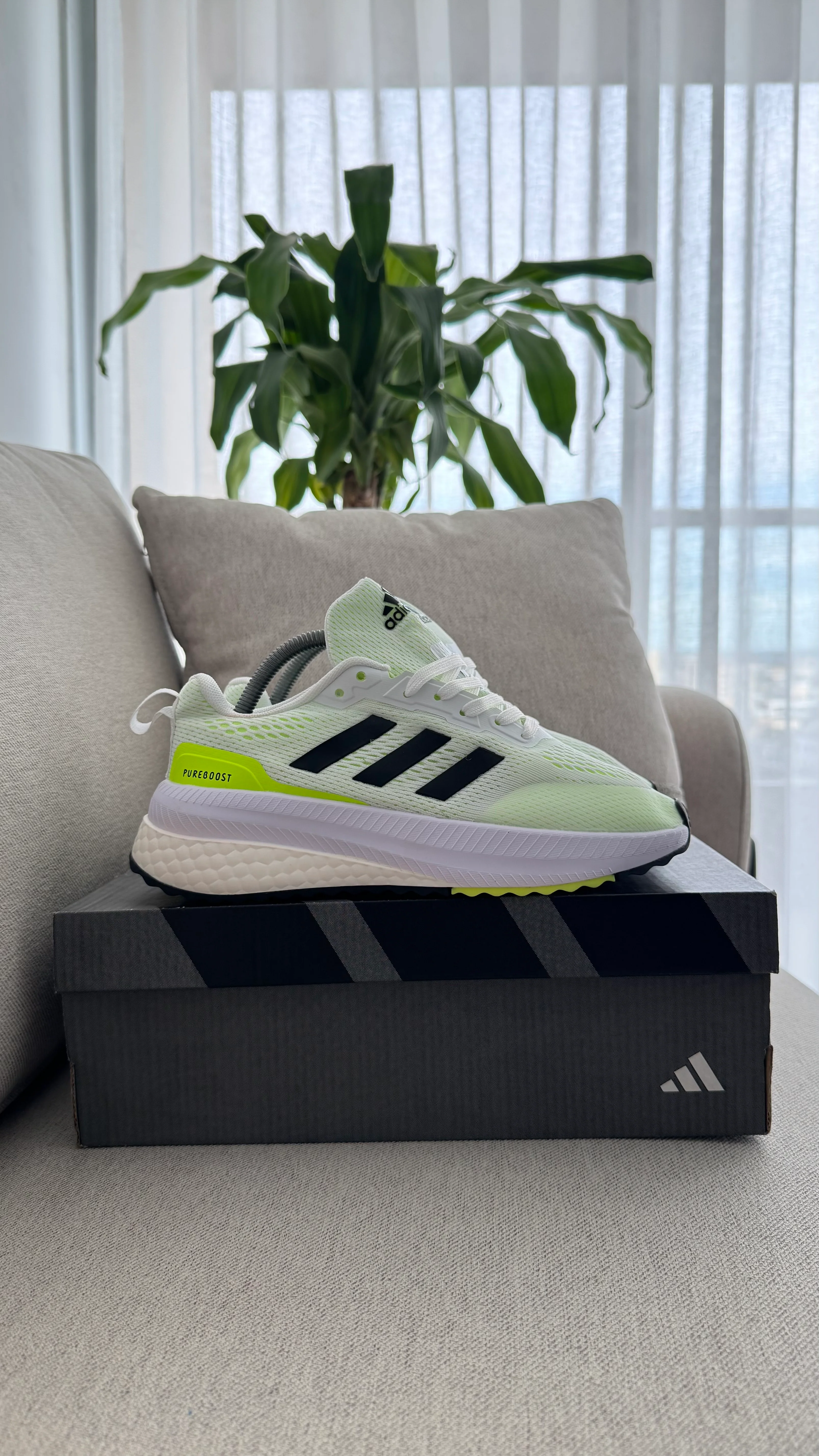 ADIDAS PUREBOOST 2025 BLANCO VERDE - Image 7