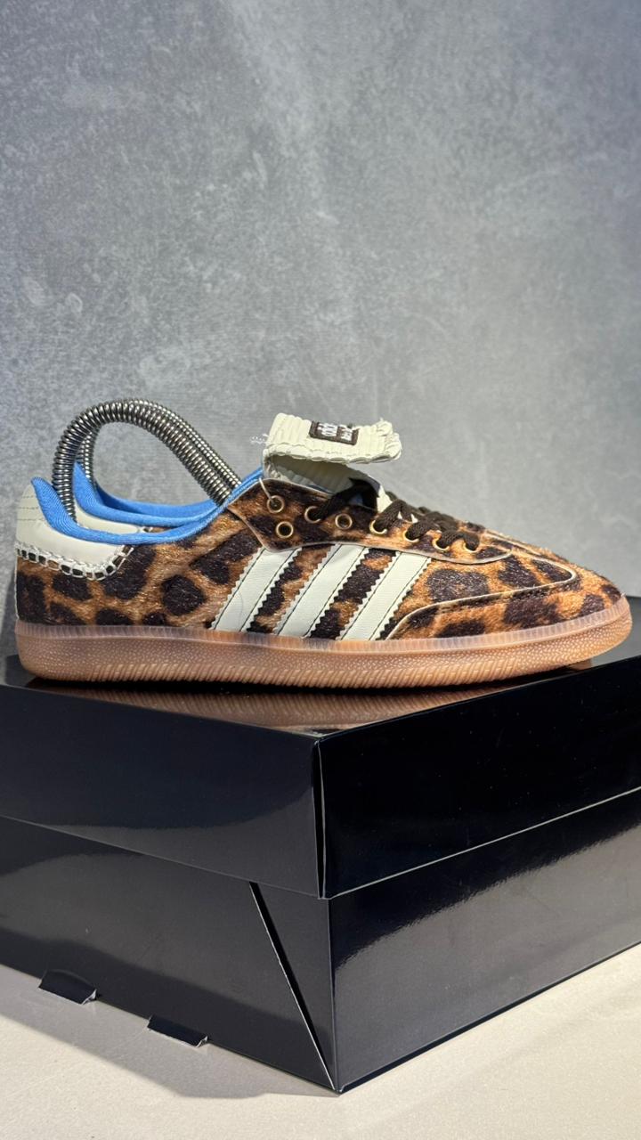 ADIDAS SAMBA LEOPARDO AZUL - Image 6