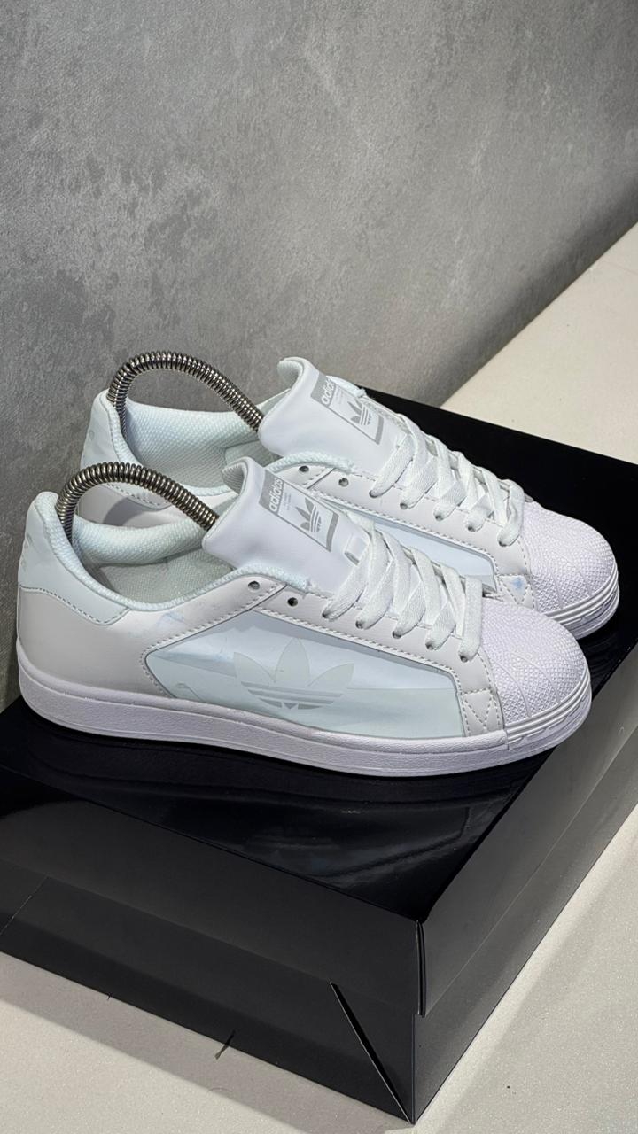 ADIDAS SUPER STAR BLANCO GRIS - Image 6