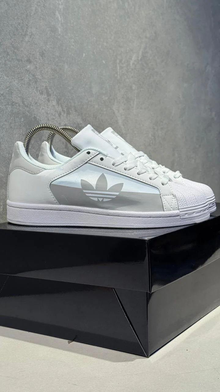 ADIDAS SUPER STAR BLANCO GRIS - Image 7