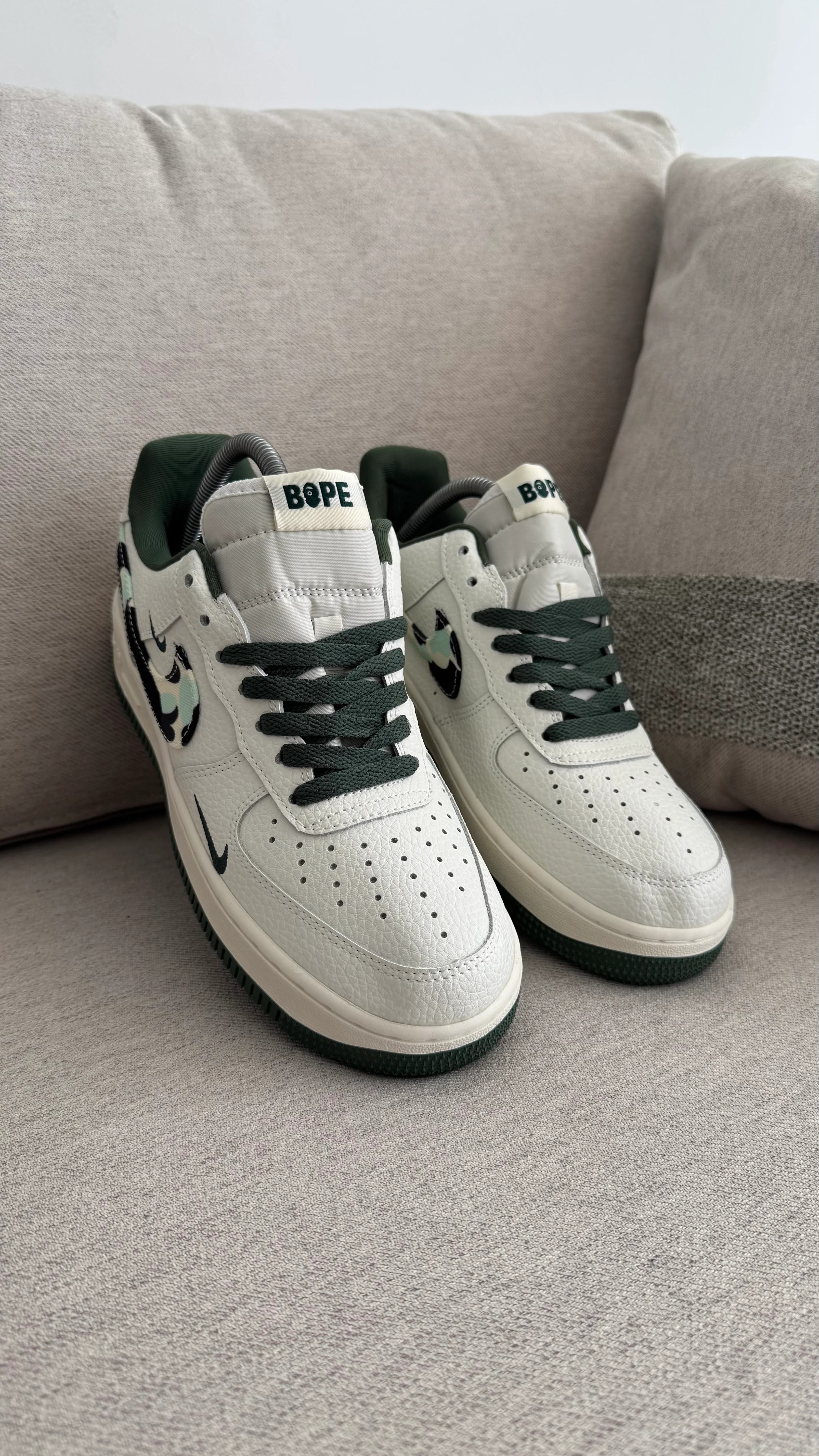 AF1 BAPE BLANCO VERDE - Image 3