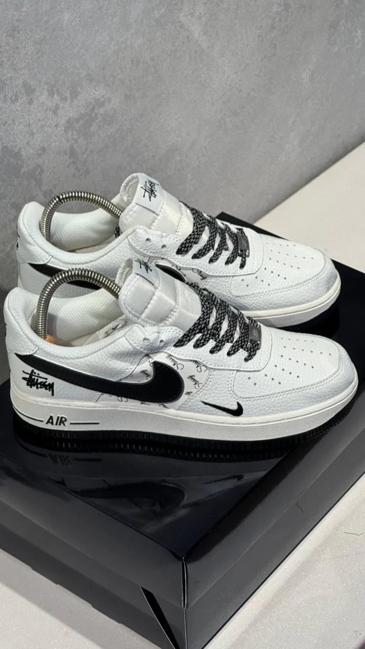 AF1 BEIGE NEGRO FULL - Image 5