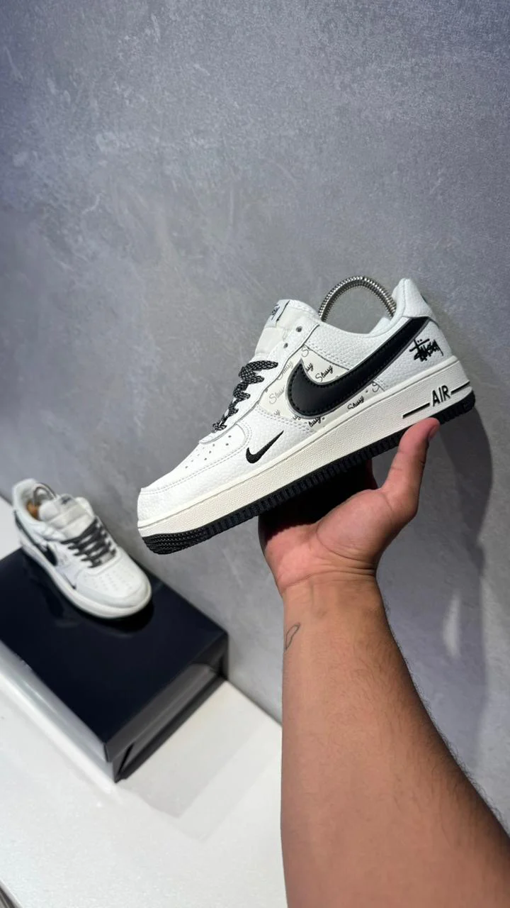 AF1 BEIGE NEGRO FULL - Image 7