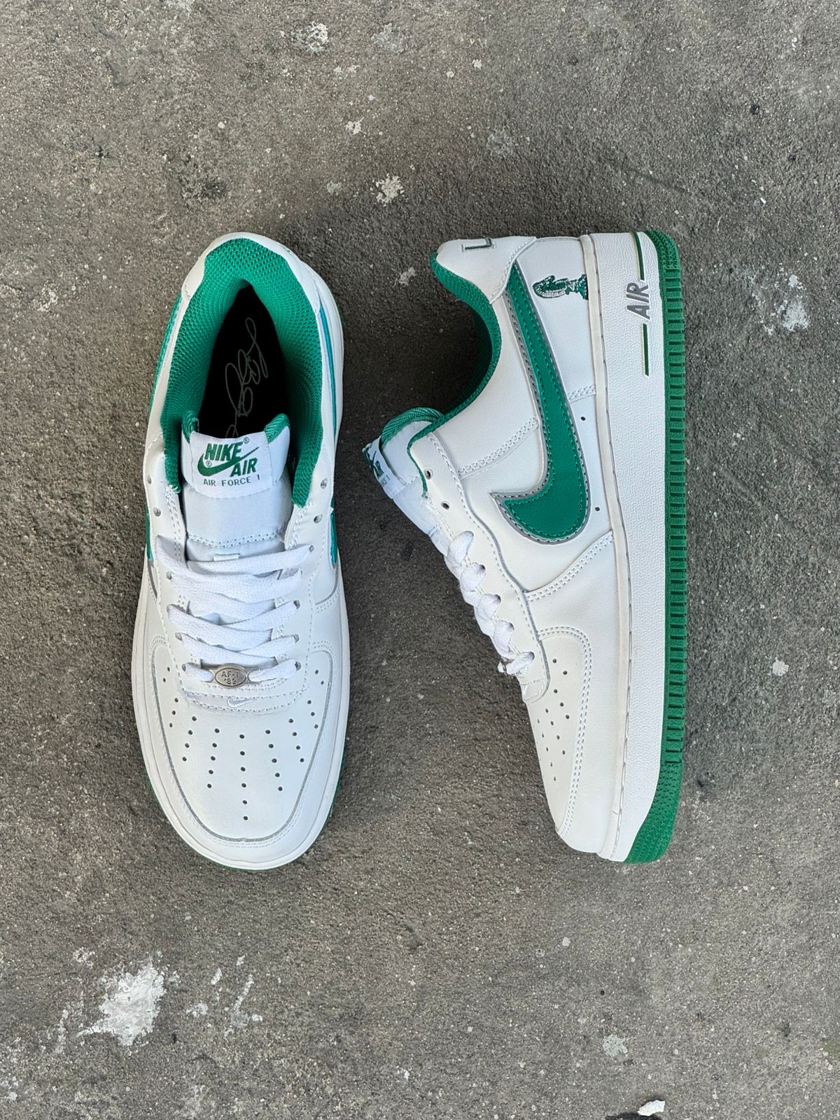 AF1 BLANCO CHULO VERDE - Image 3