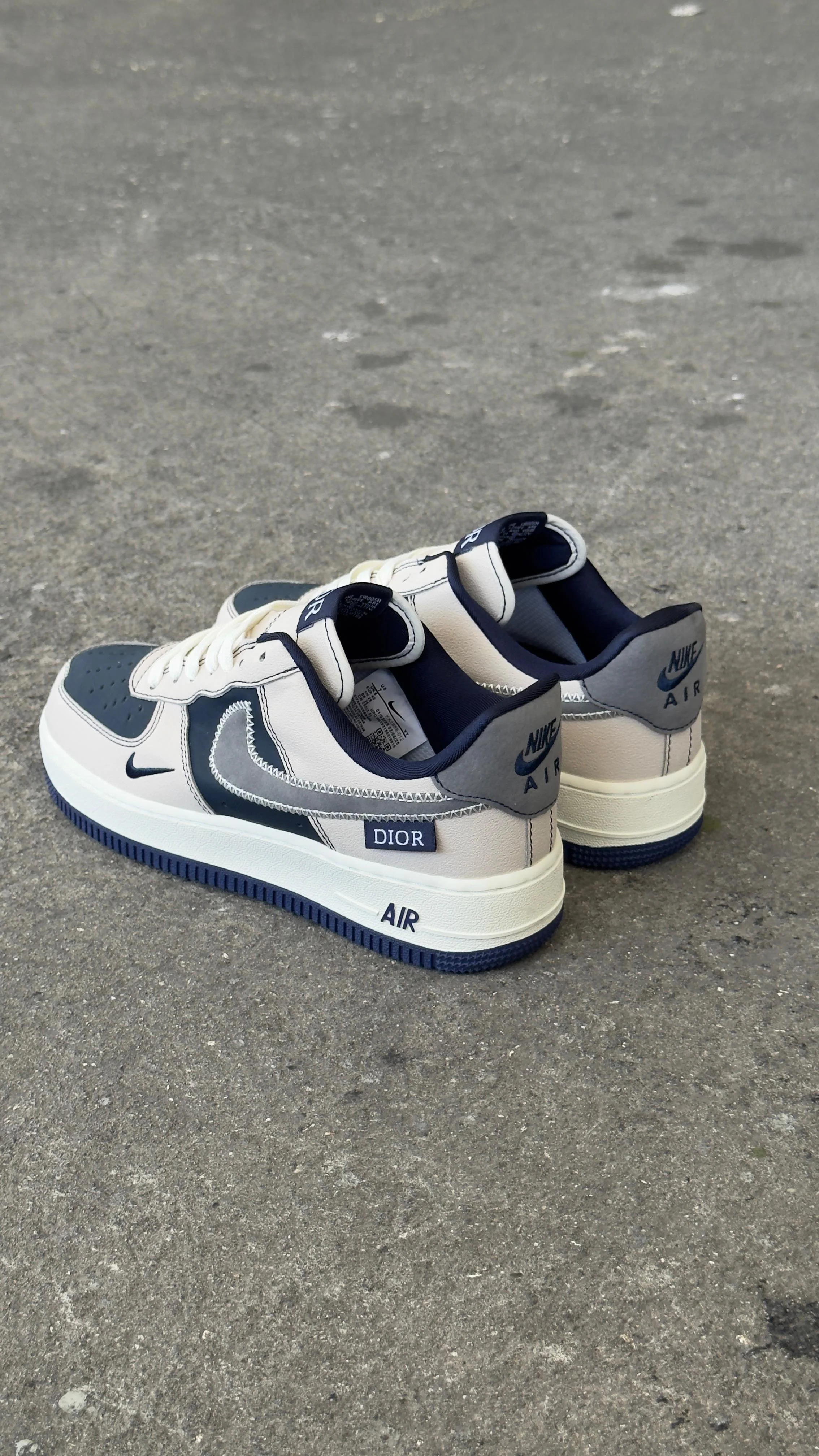 AF1 DIOR BLANCO AZUL - Image 2