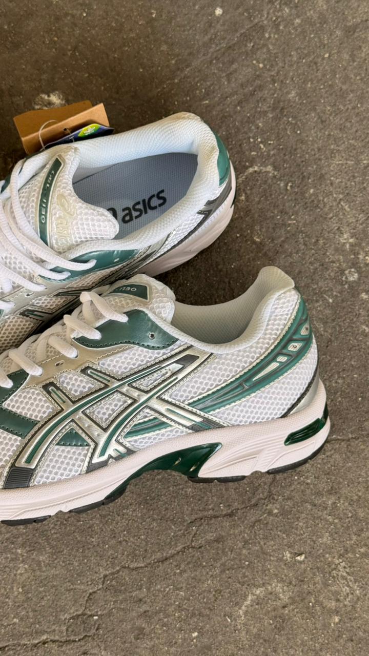 ASICS GEL BLANCO PLATEADO VERDE - Image 3