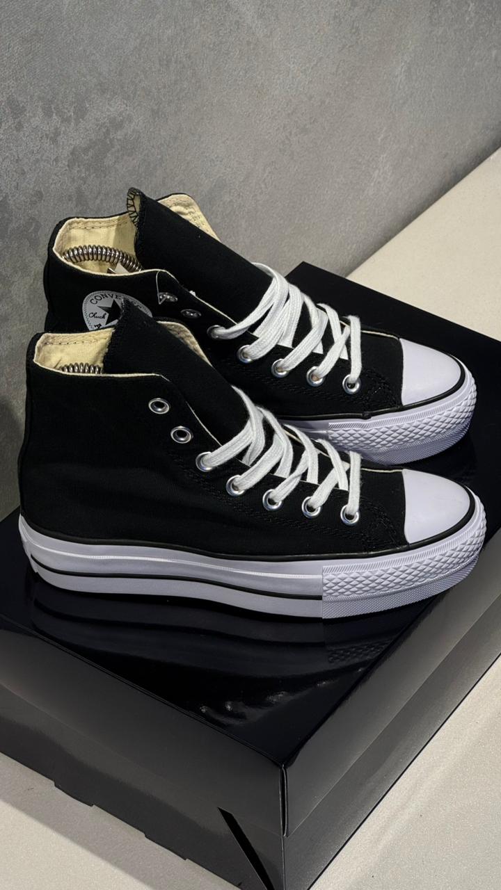 BOTA CONVERSE CLASICA NEGRO BLANCO PROMO - Image 3