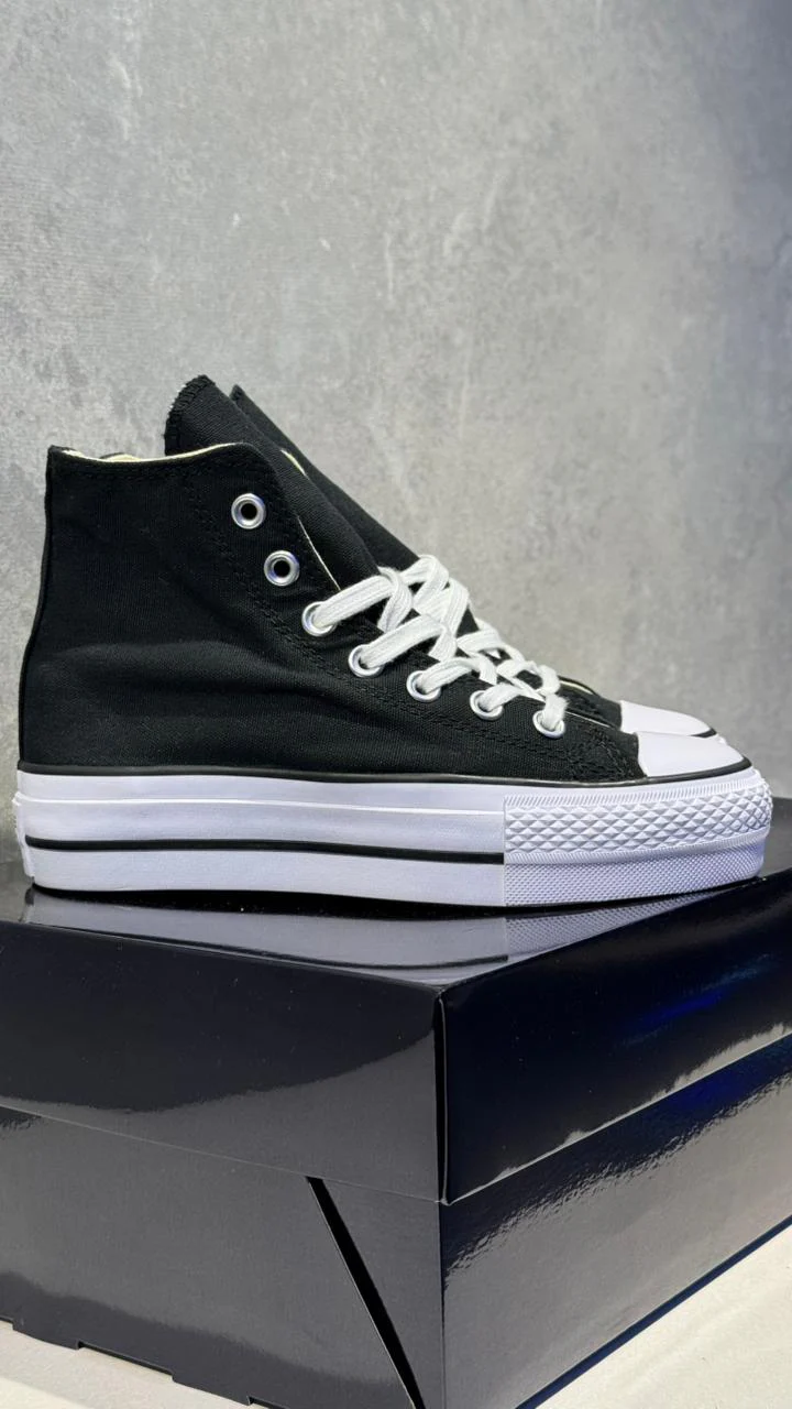 BOTA CONVERSE CLASICA NEGRO BLANCO PROMO - Image 4