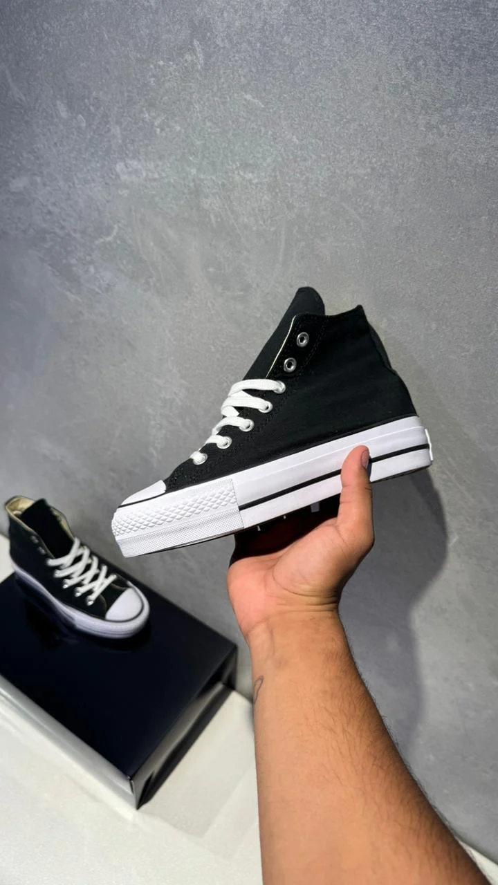 BOTA CONVERSE CLASICA NEGRO BLANCO PROMO - Image 5
