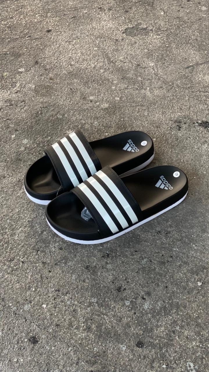 CHANCLAS ADIDAS 1.1 BLANCO NEGRO - Image 3