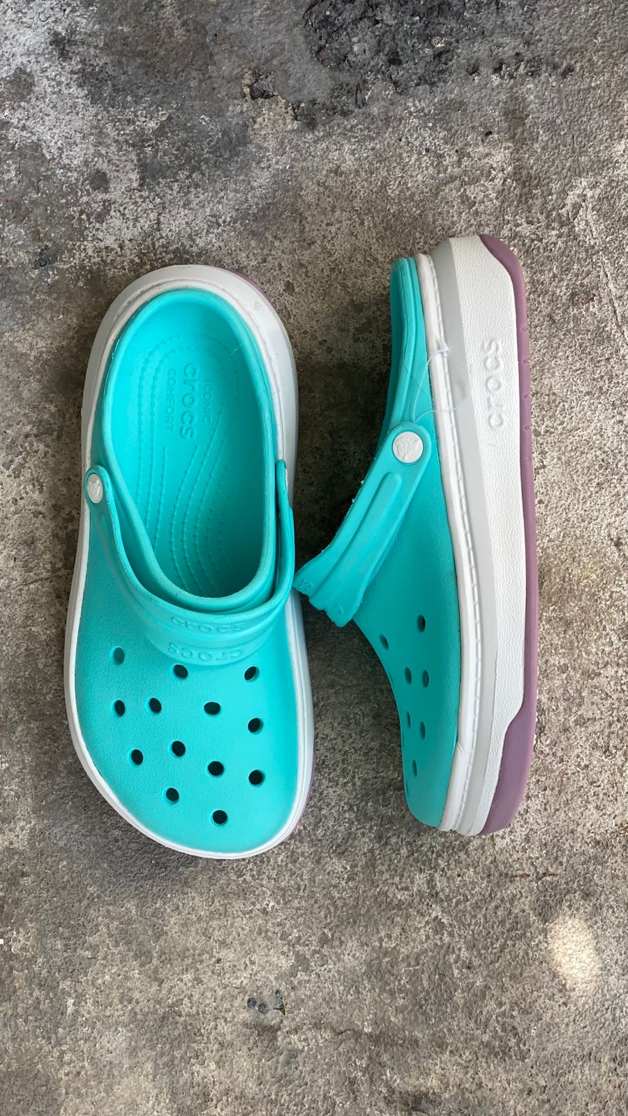 CROCS AZUL AGUA MARINA MORADO - Image 3