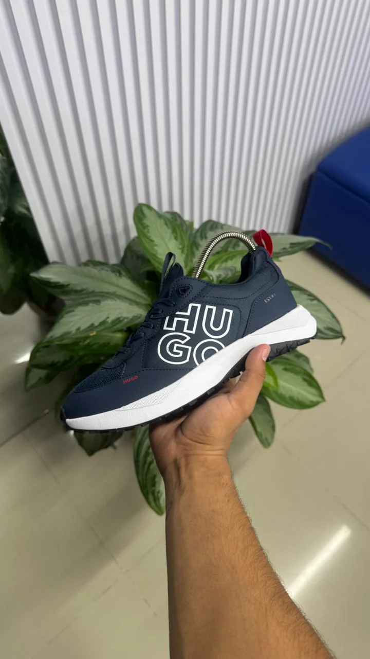 HUGO BOSS CLASICO AZUL TURQUI ROJO LETRA - Image 5