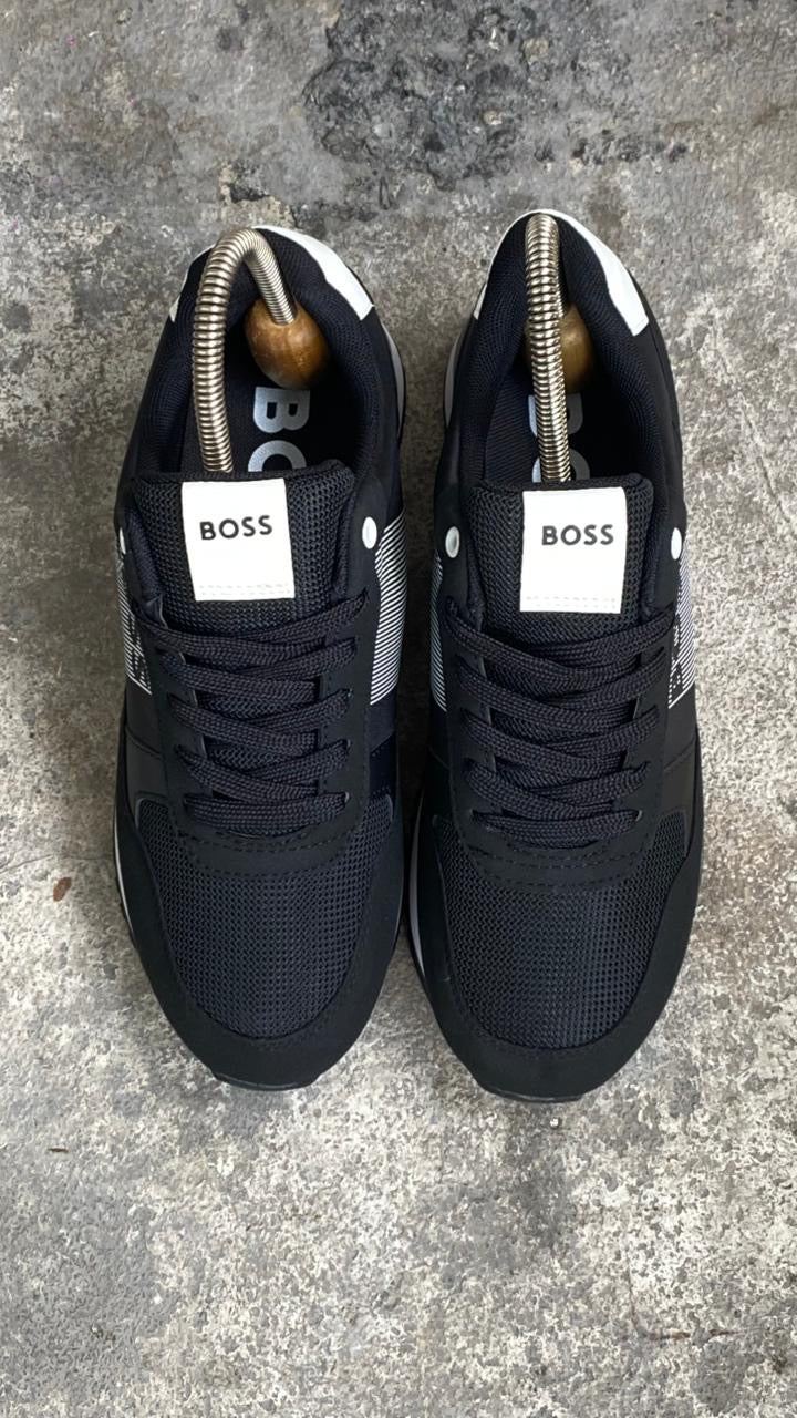 HUGO BOSS NEGRO RAYAS BLANCA - Image 2