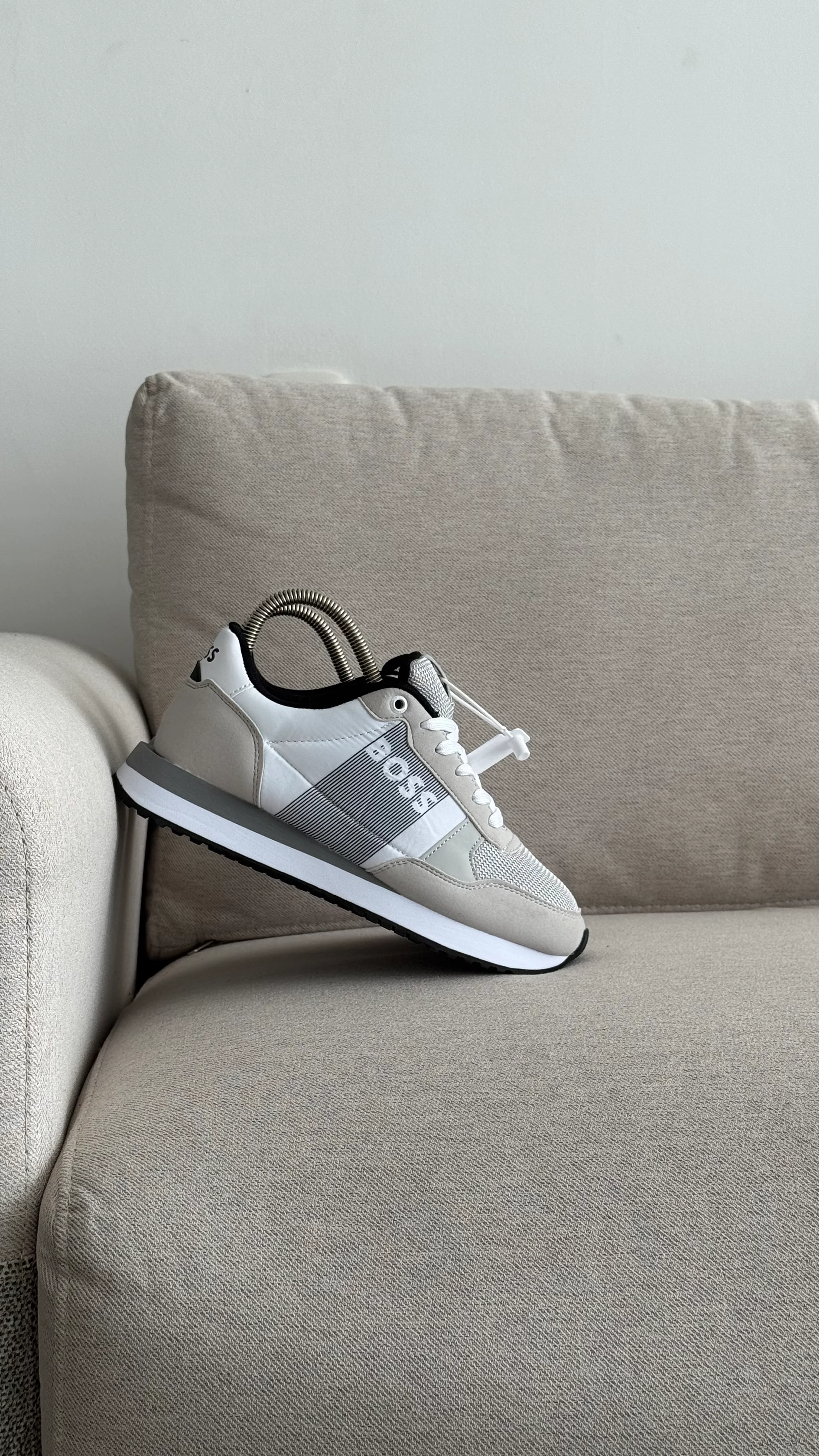 HUGO BOSS TENIS BLANCO GRIS NEGRO - Image 3