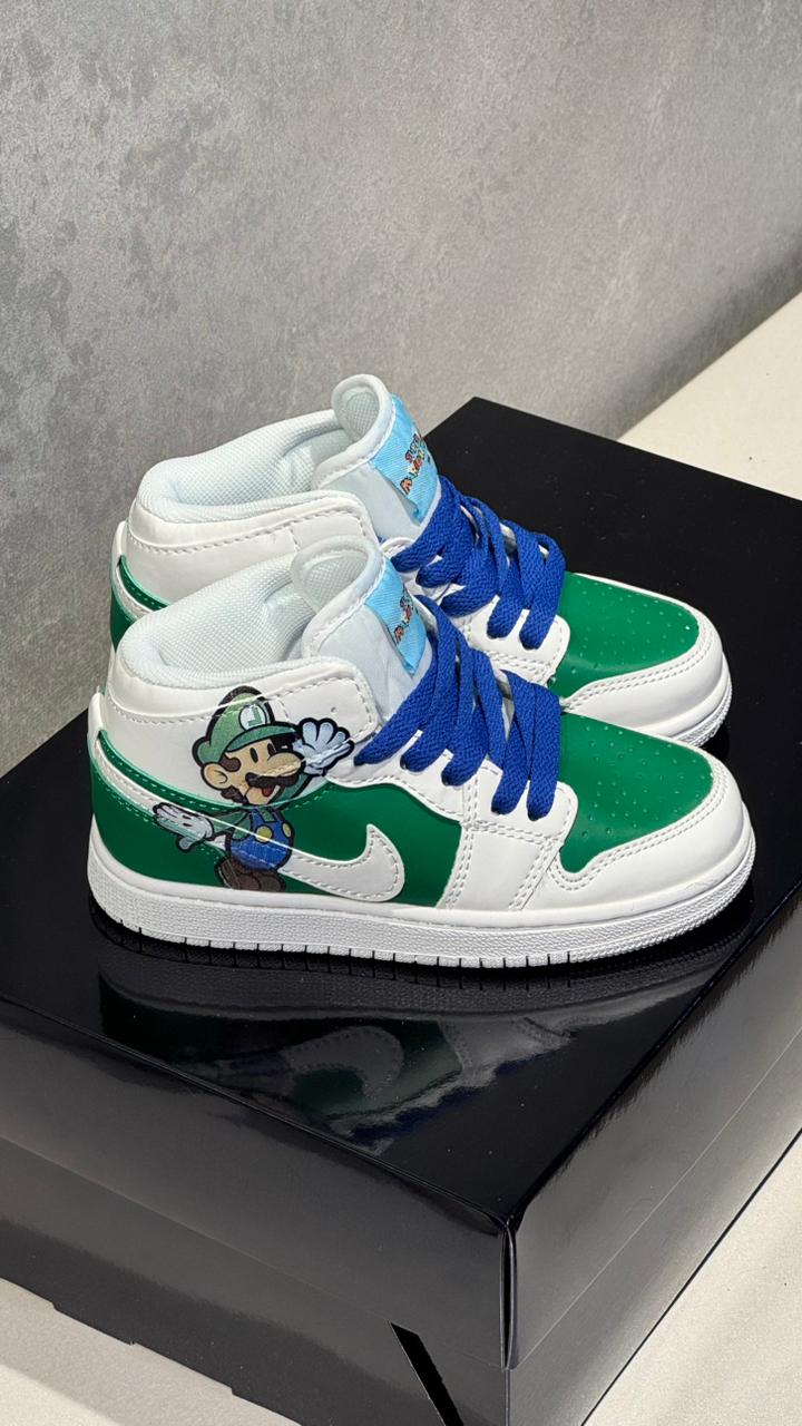 JORDAN RETRO 1 LUIGI VERDE NIÑOS - Image 4