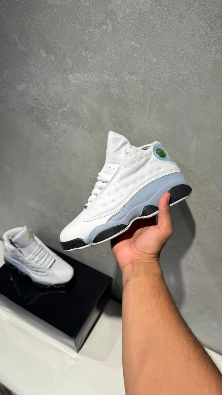 JORDAN RETRO 13 BLANCA AZUL MARINO - Image 7