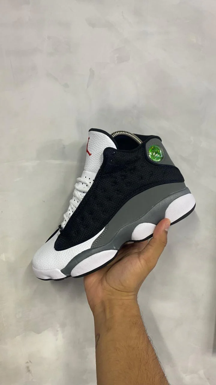 JORDAN RETRO 13 NEGRO BLANCO - Image 7