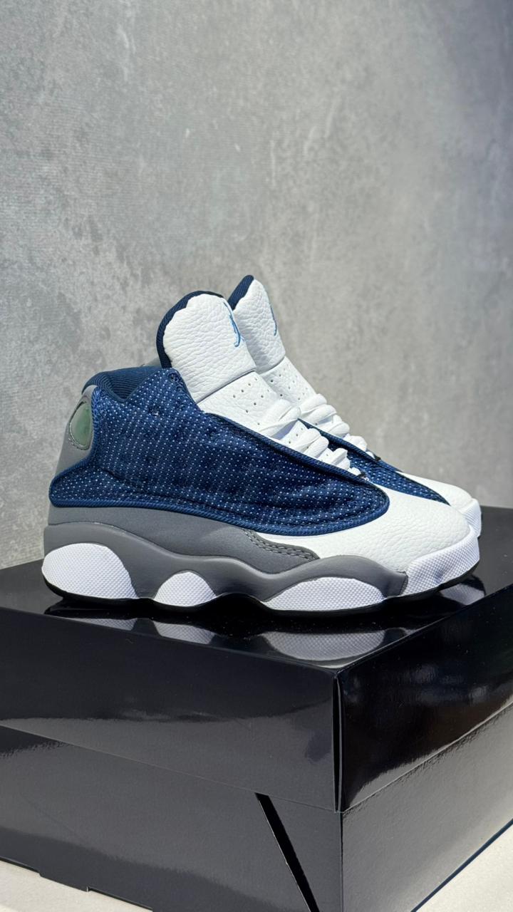 JORDAN RETRO 13 NIÑO BLANCO AZUL TURQUIS - Image 5