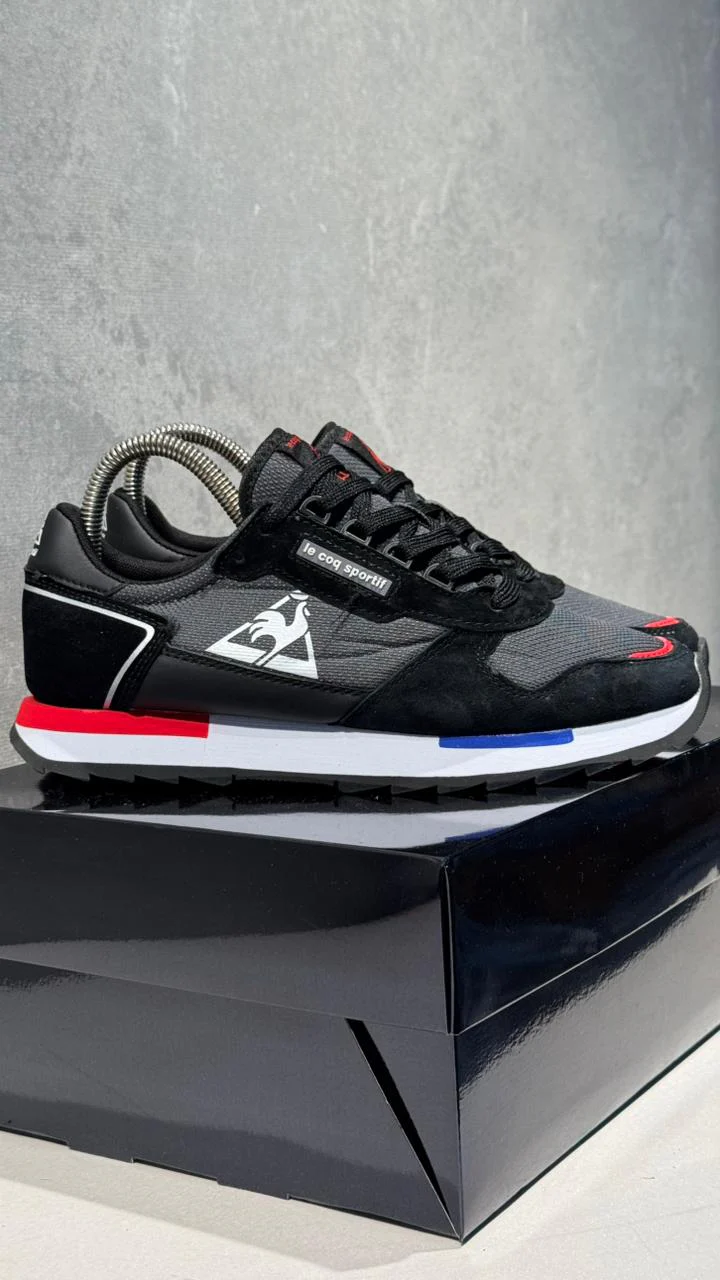 LECOP TENIS NEGRO BLANCO ROJO - Image 5