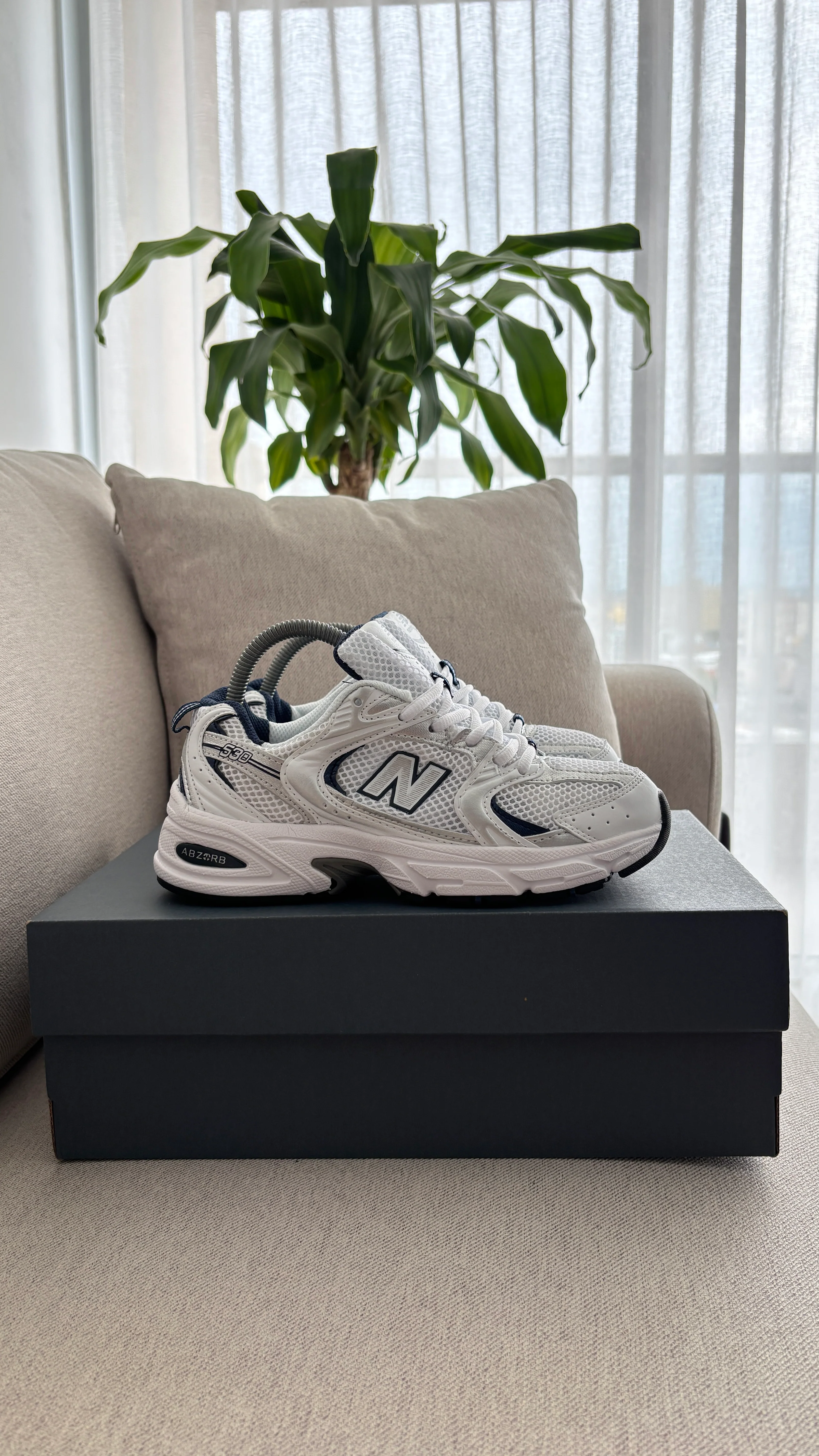 NEW 530 CLASICO BLANCO AZUL - Image 4