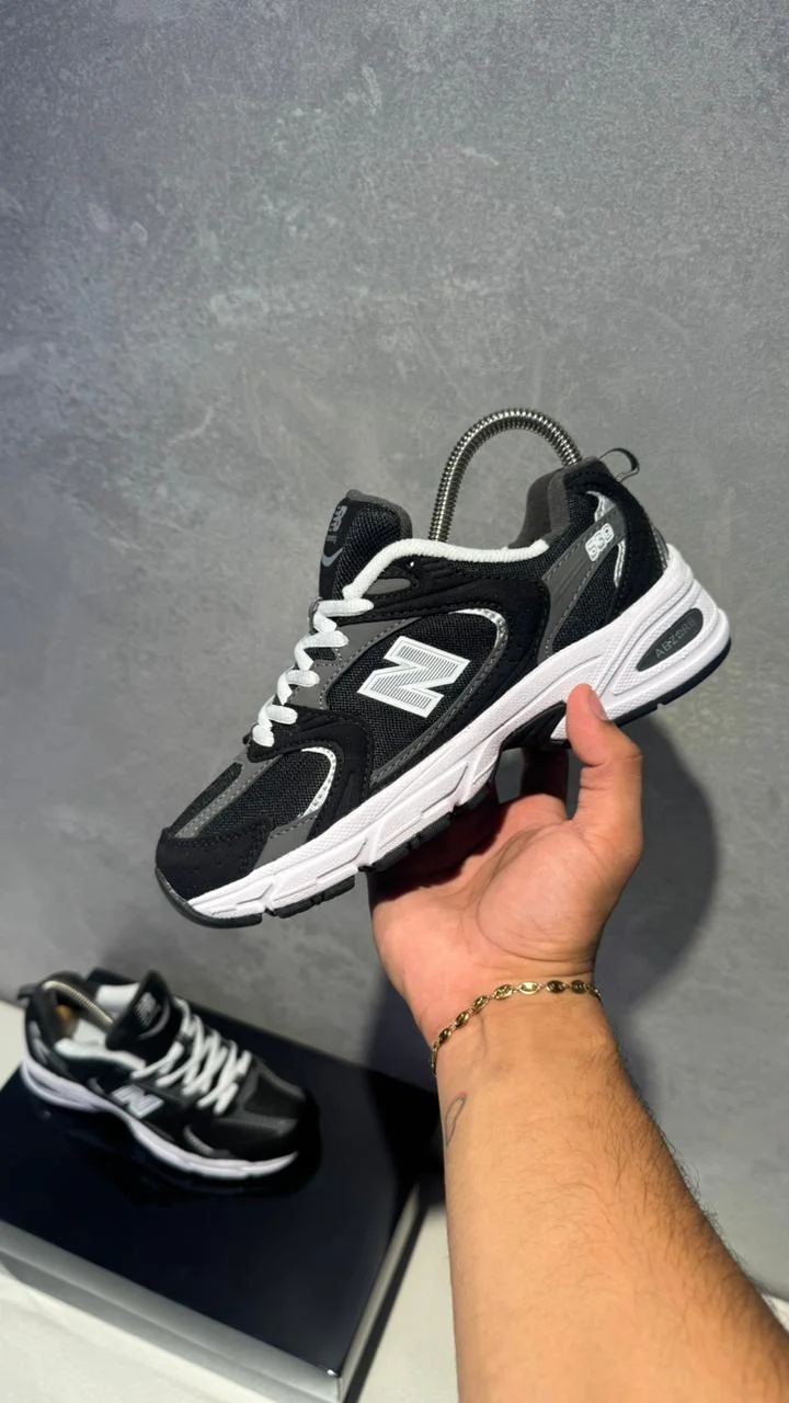 NEW BALANCE 530 NEGRO BLANCO - Image 6