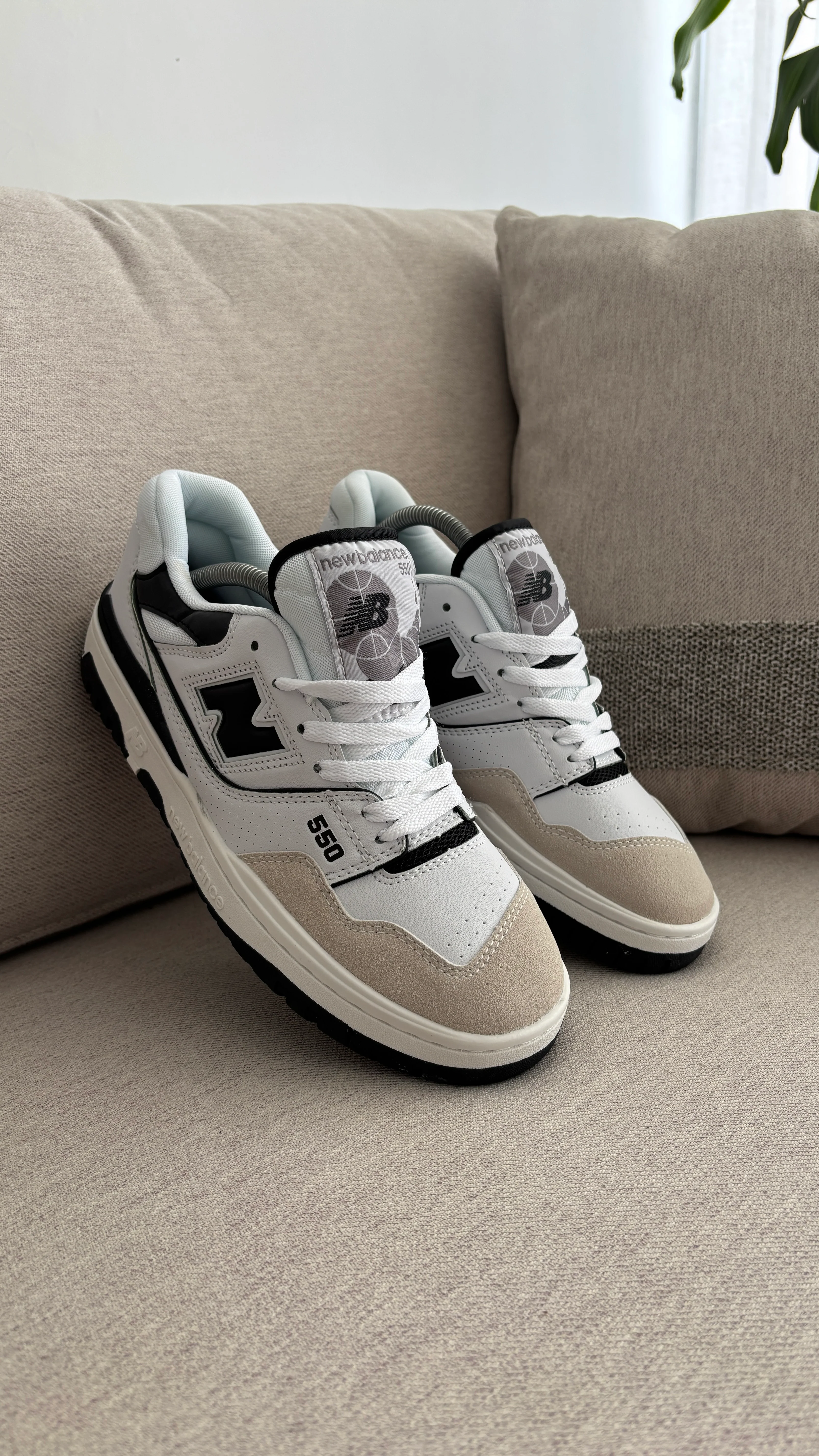 NEW BALANCE 550 BLANCO NEGRO - Image 7