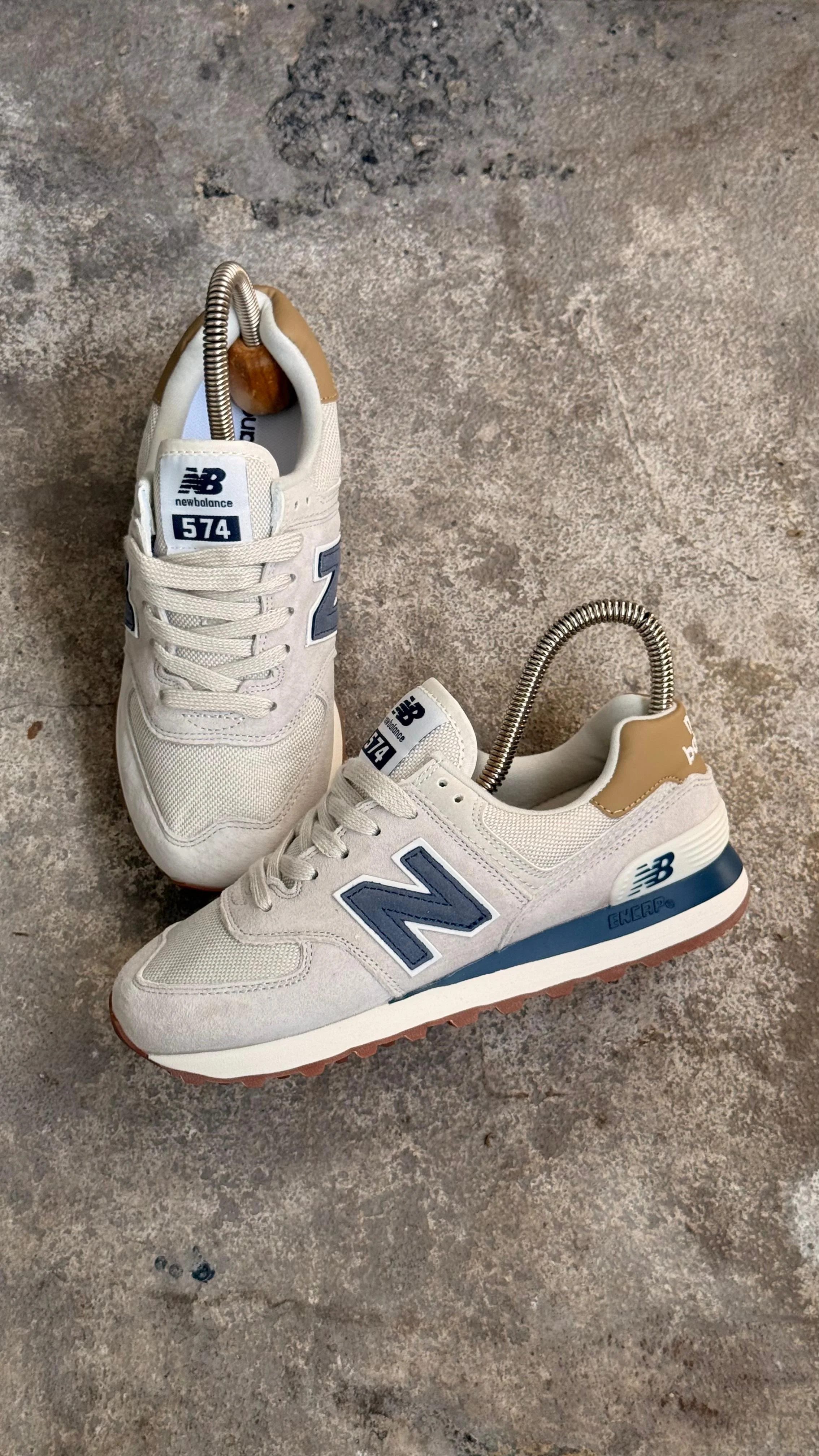 NEW BALANCE 574 GRIS AZUL TURQUIS - Image 3