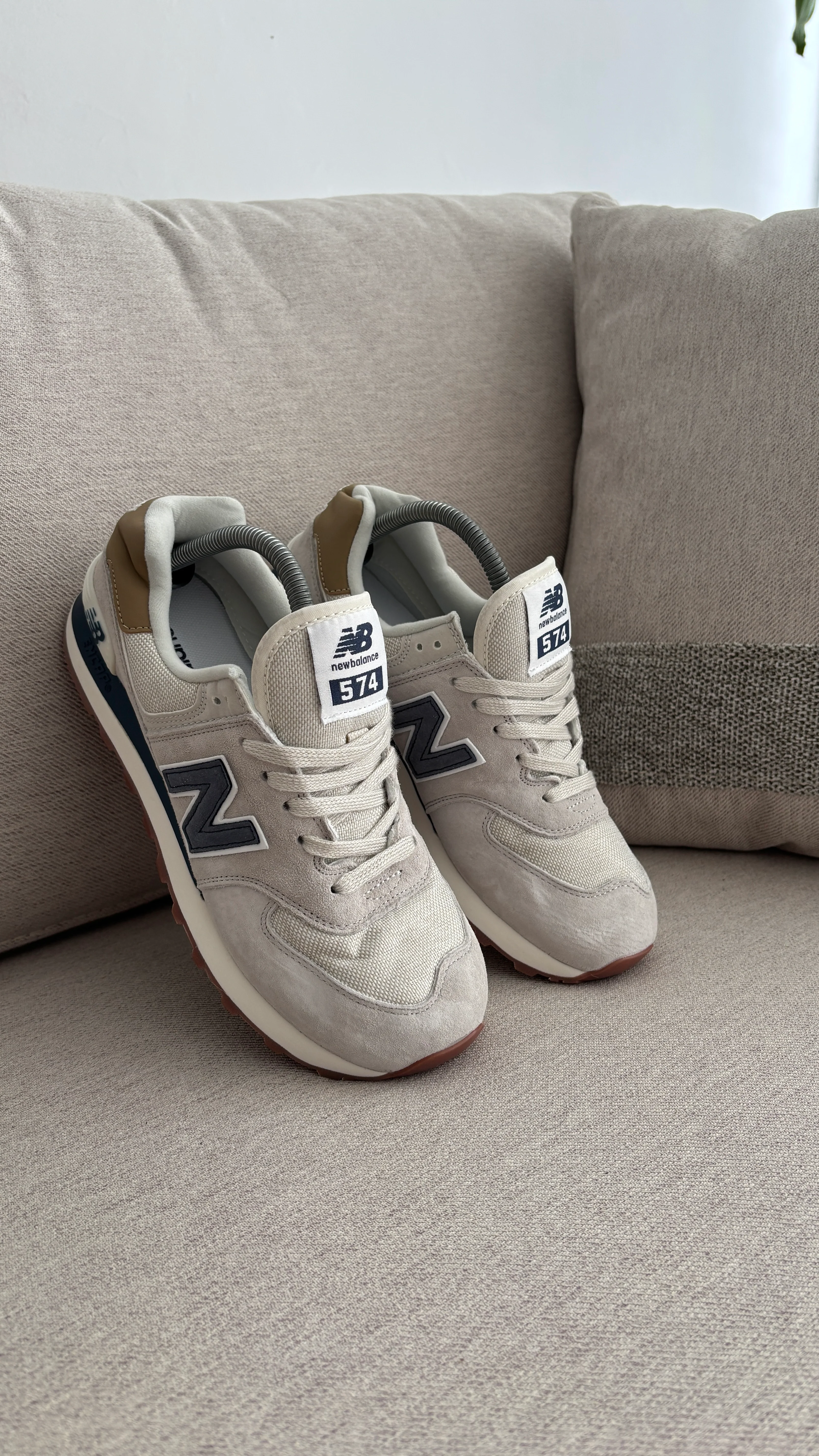 NEW BALANCE 574 GRIS AZUL TURQUIS - Image 9