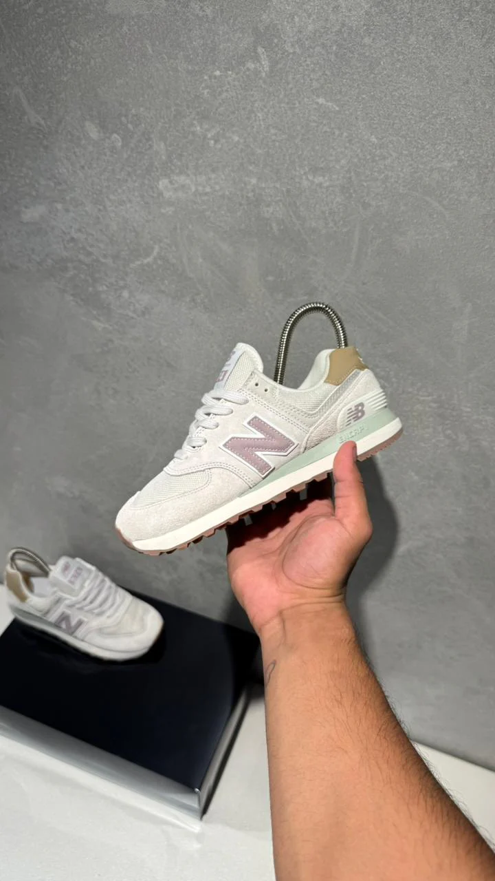 NEW BALANCE 574 GRIS ROSA - Image 3